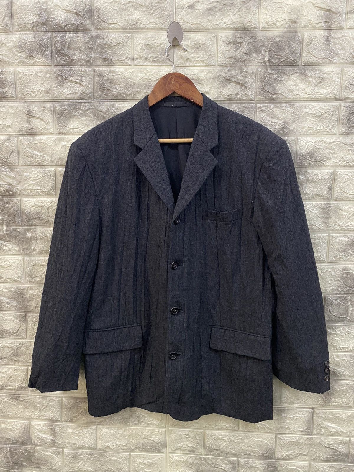 Comme des Garcons Homme Plus 🔥Vintage 1996 Comme des Garçons Homme Wool Jacket Size US M / EU 48-50 / 2 - 1 Thumbnail