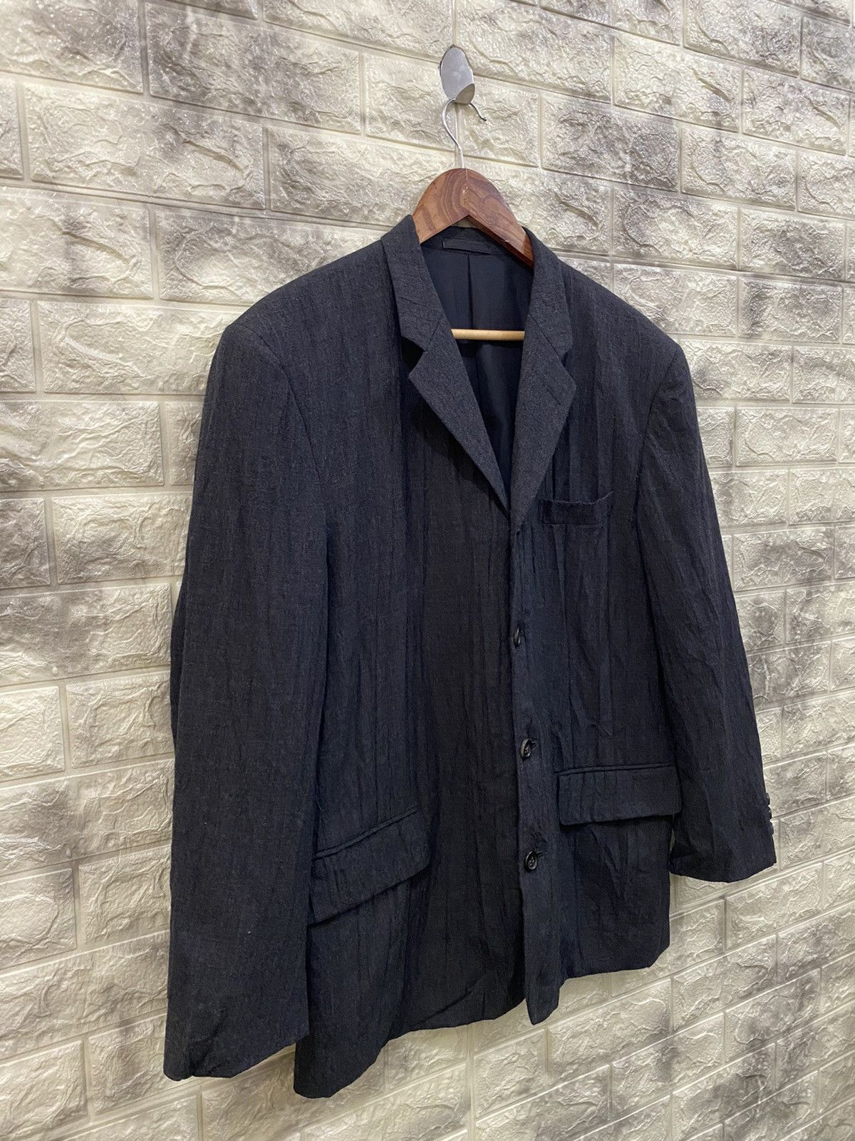 Comme des Garcons Homme Plus 🔥Vintage 1996 Comme des Garçons Homme Wool Jacket Size US M / EU 48-50 / 2 - 3 Thumbnail