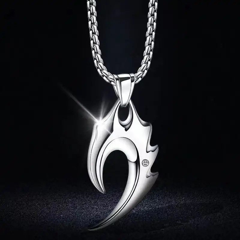 Other Dragon flame stainless steel Chain Necklace Size ONE SIZE - 1 Thumbnail