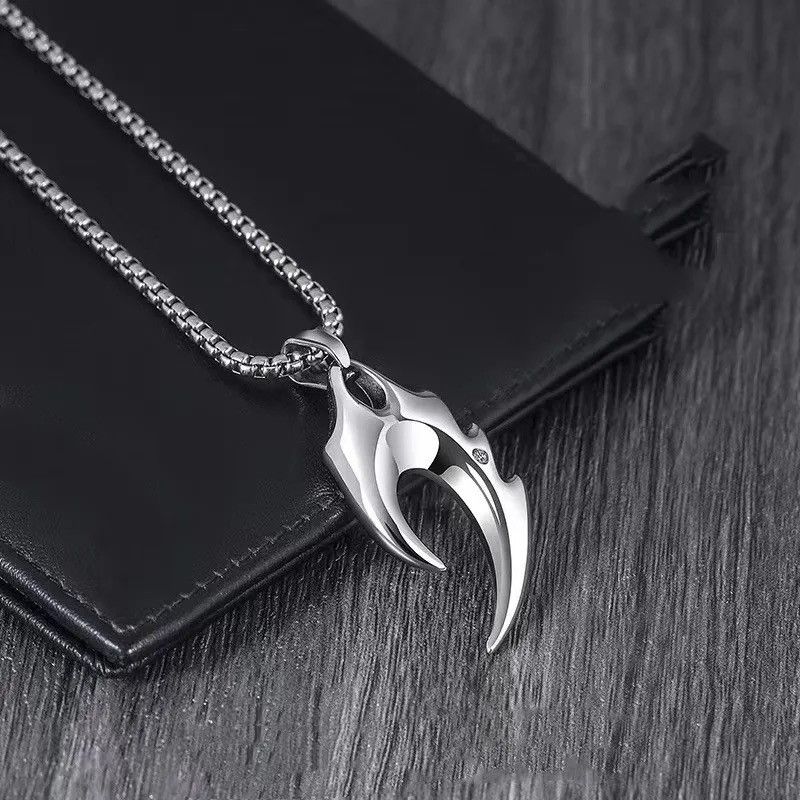 Other Dragon flame stainless steel Chain Necklace Size ONE SIZE - 2 Thumbnail