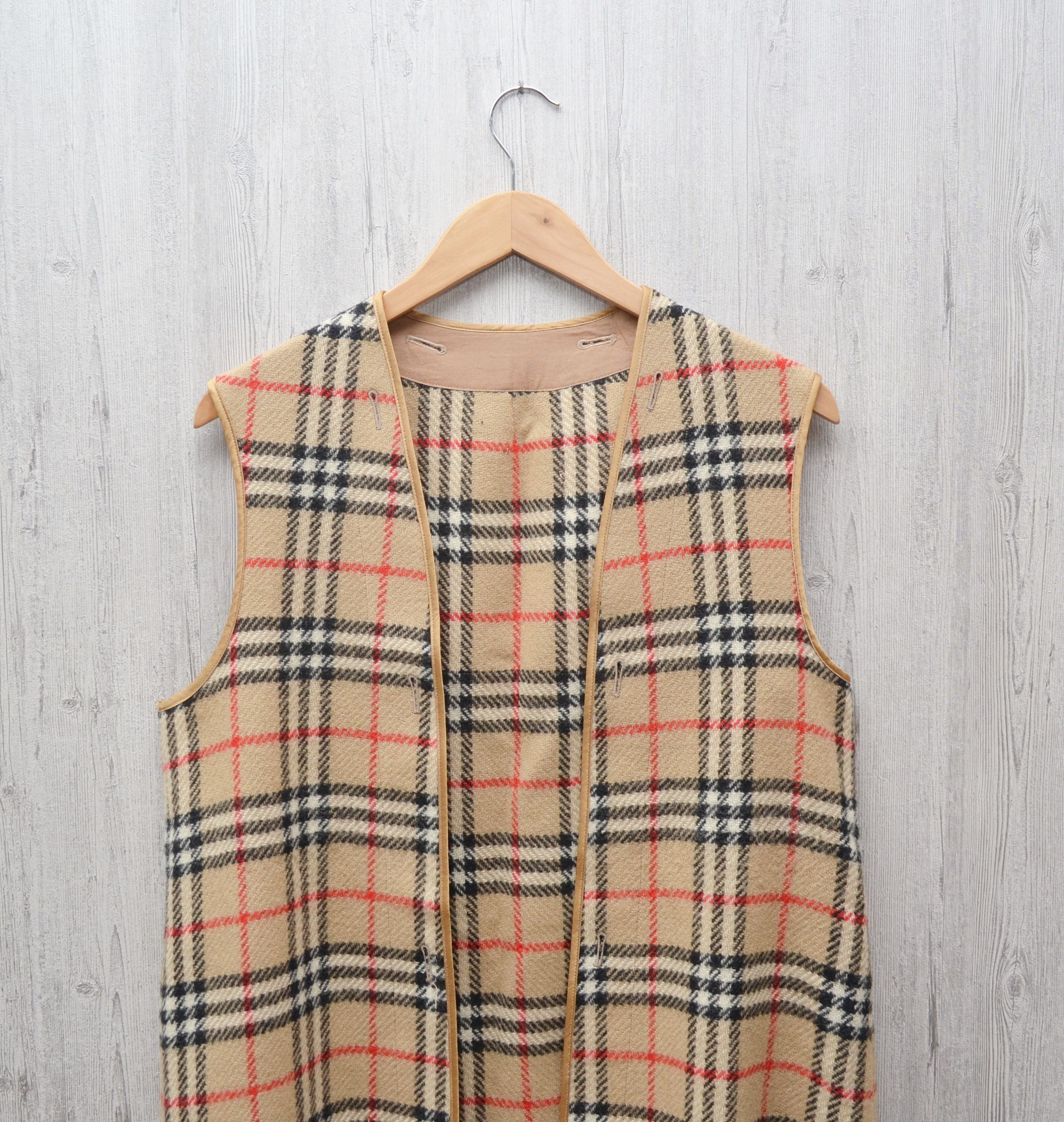 Burberry × Vintage Burberry coat Warmer Lining Nova Check Wool M Size US M / EU 48-50 / 2 - 2 Thumbnail