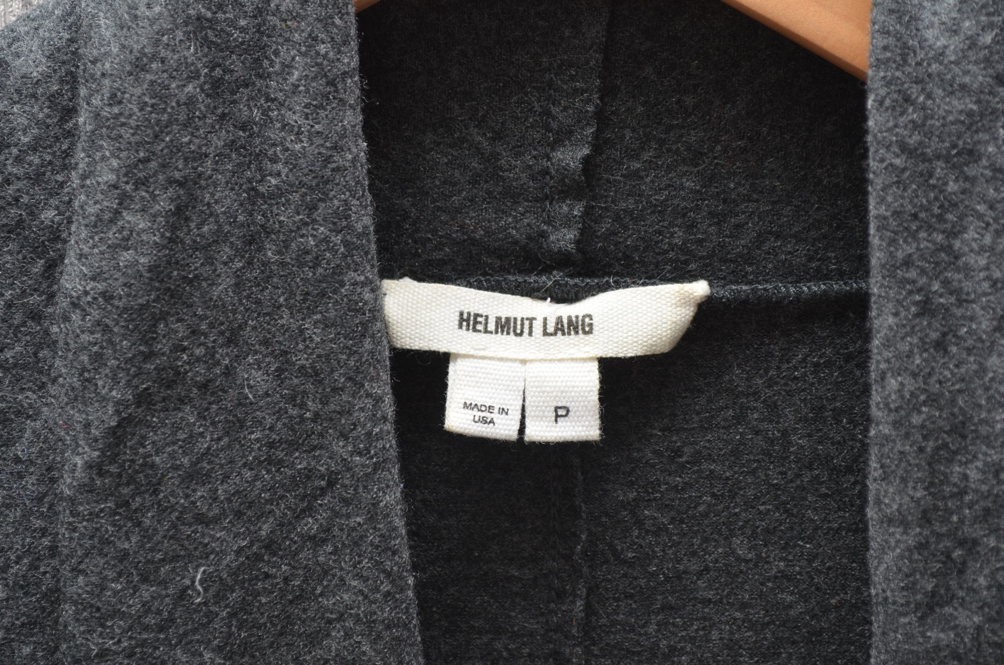 Helmut Lang HELMUT LANG Wmns Sonar Draped Wool Leather Belt Cardigan S Size S / US 4 / IT 40 - 13 Thumbnail