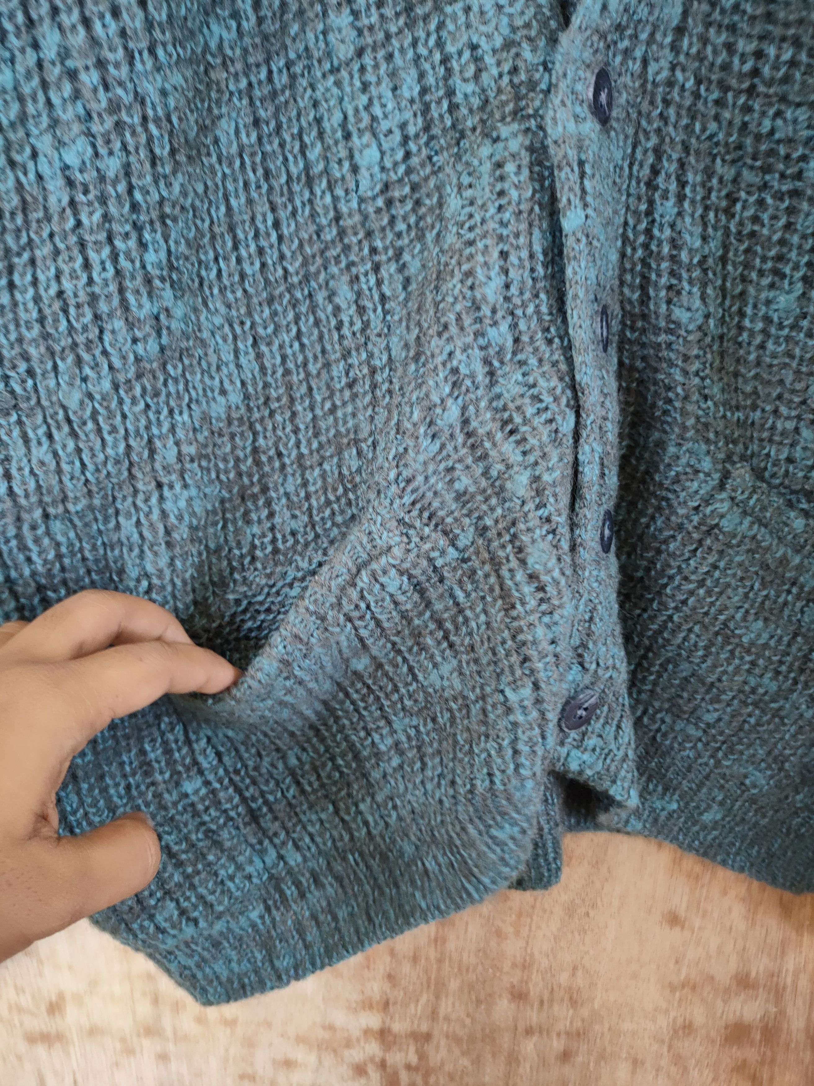 Vintage 90s cardigan Arbiter mohair japan vintage #46-389DL Size US L / EU 52-54 / 3 - 6 Thumbnail