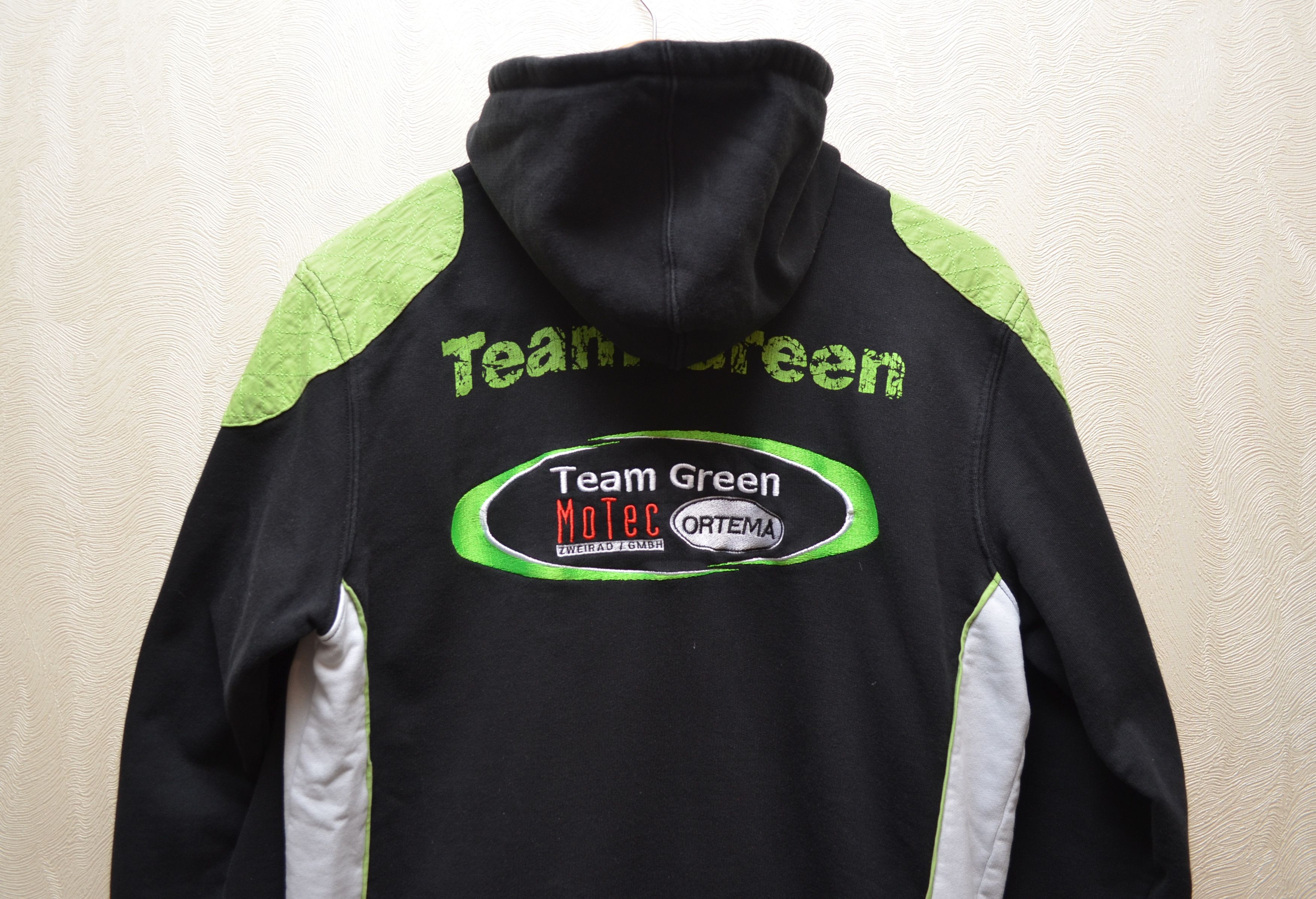 Vintage Kawasaki Team Green Racing Zip Hoodie Big Logo Size US L / EU 52-54 / 3 - 7 Thumbnail