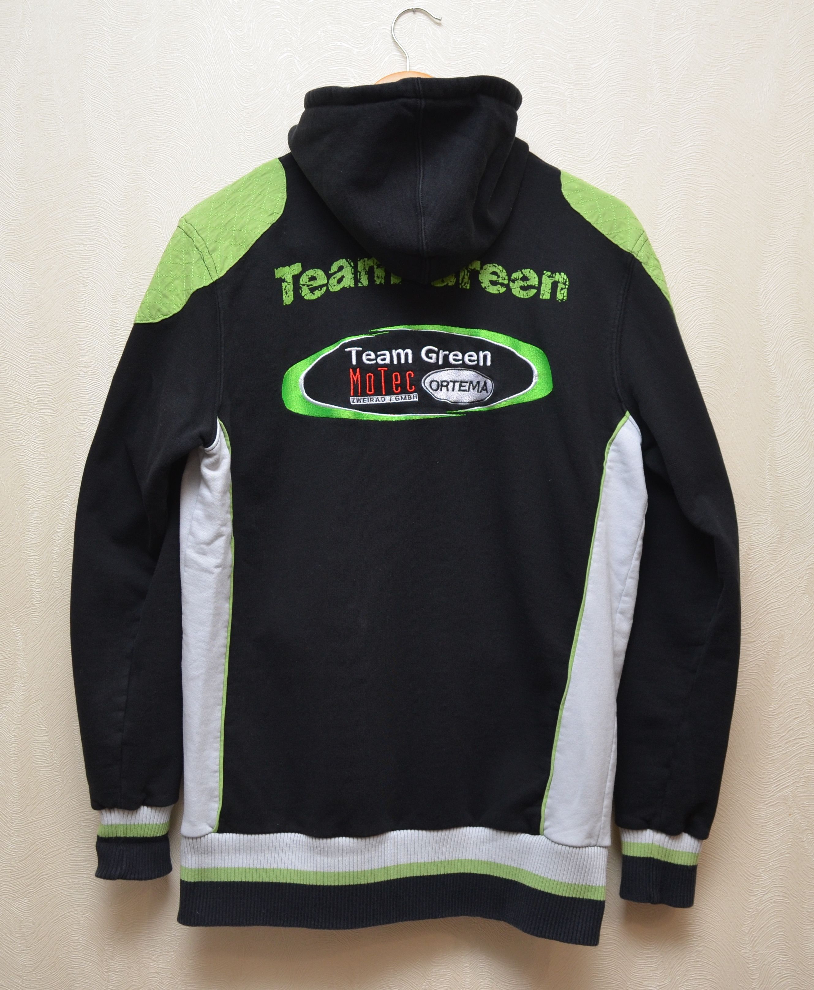 Vintage Kawasaki Team Green Racing Zip Hoodie Big Logo Size US L / EU 52-54 / 3 - 6 Thumbnail