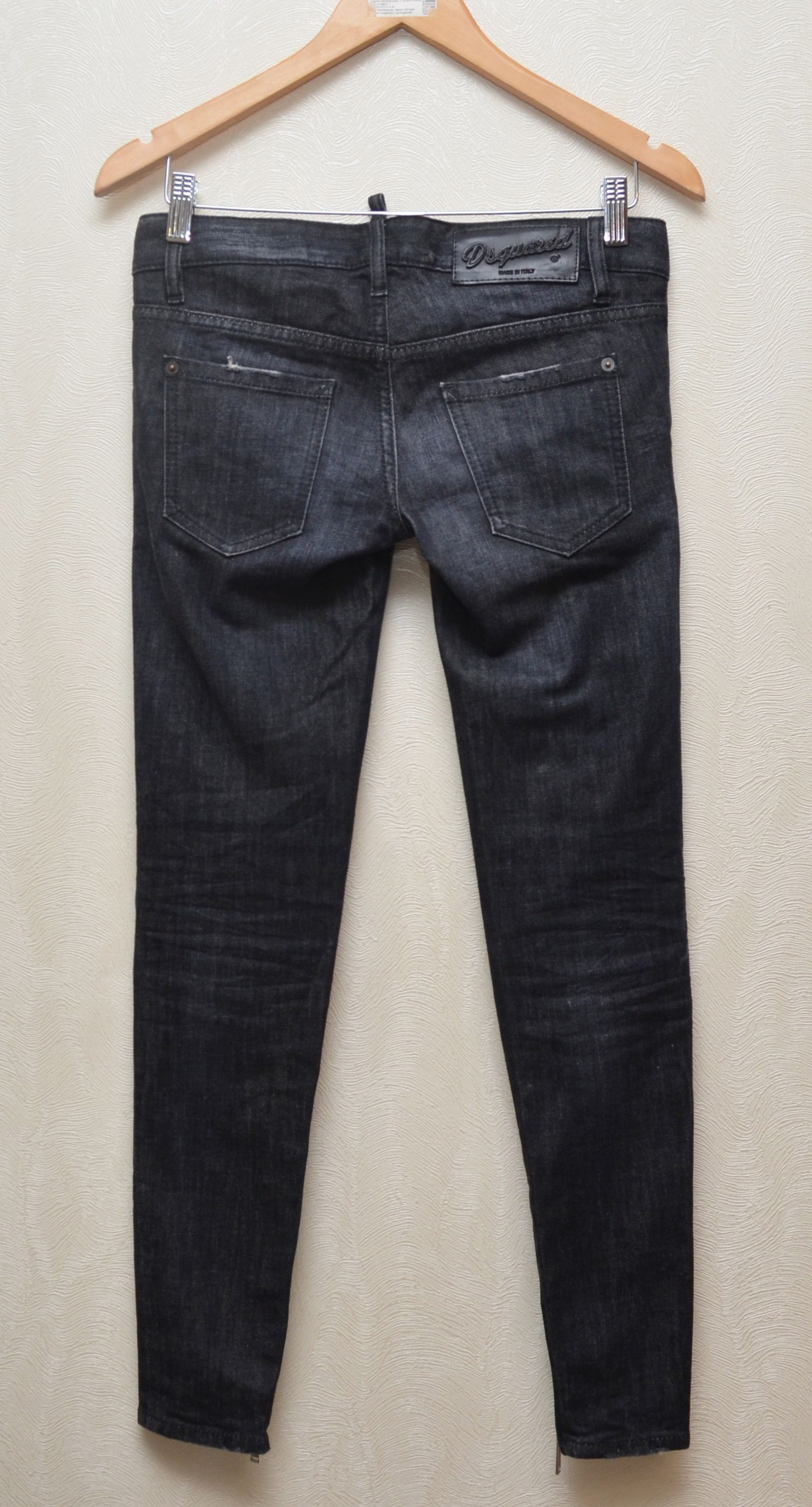 Dsquared2 Dsquared Womens Black Jeans Size IT38 Rare Size 28" / US 6 / IT 42 - 8 Thumbnail