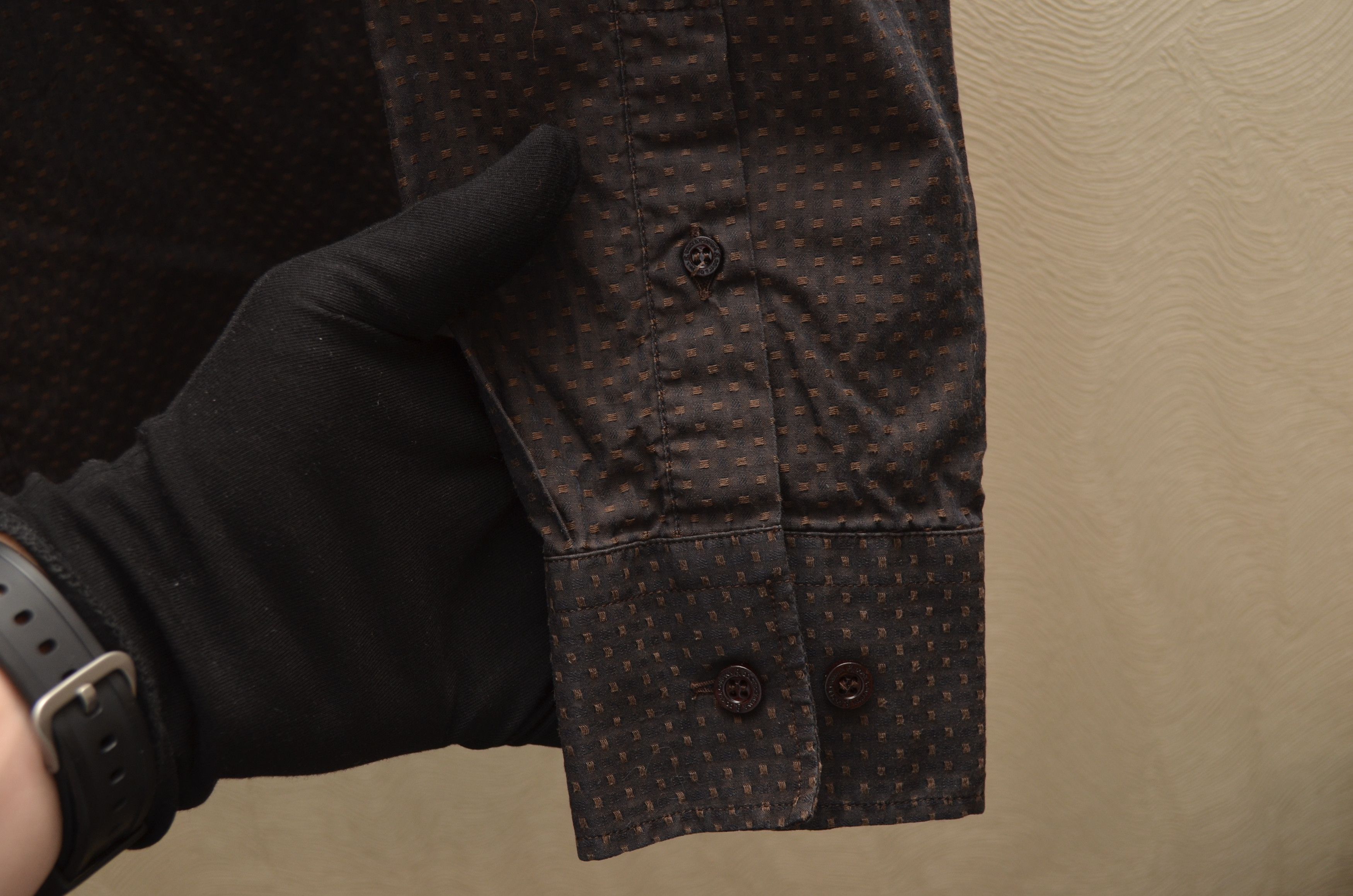Dolce & Gabbana Dolce & Gabbana Abstract Print Brown Shirt sz 50 Vintage Size US M / EU 48-50 / 2 - 4 Thumbnail