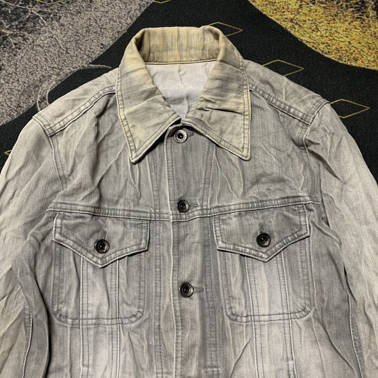 5351 POUR LES HOMMES × If Six Was Nine × Japanese Brand ✨5351 Pour Les Hommes “Mud Max” Style Strechy Denim Jacket Size US S / EU 44-46 / 1 - 3 Thumbnail