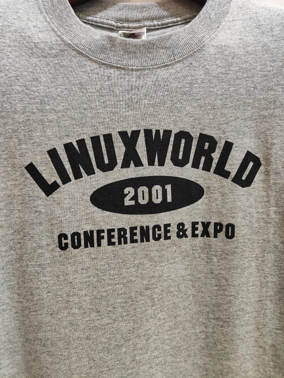Vintage Linux World Conference & Expo 2001 Shirt Size Large Size US L / EU 52-54 / 3 - 2 Thumbnail