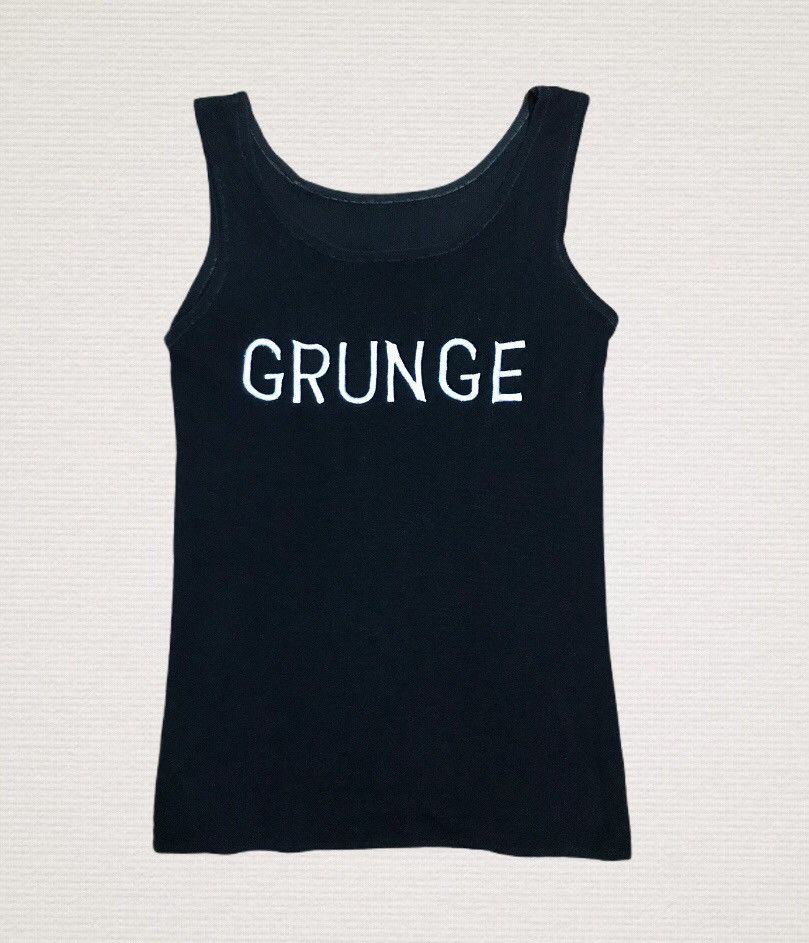 Band Tees Grunge embroidery singlet Size US S / EU 44-46 / 1 - 1 Thumbnail