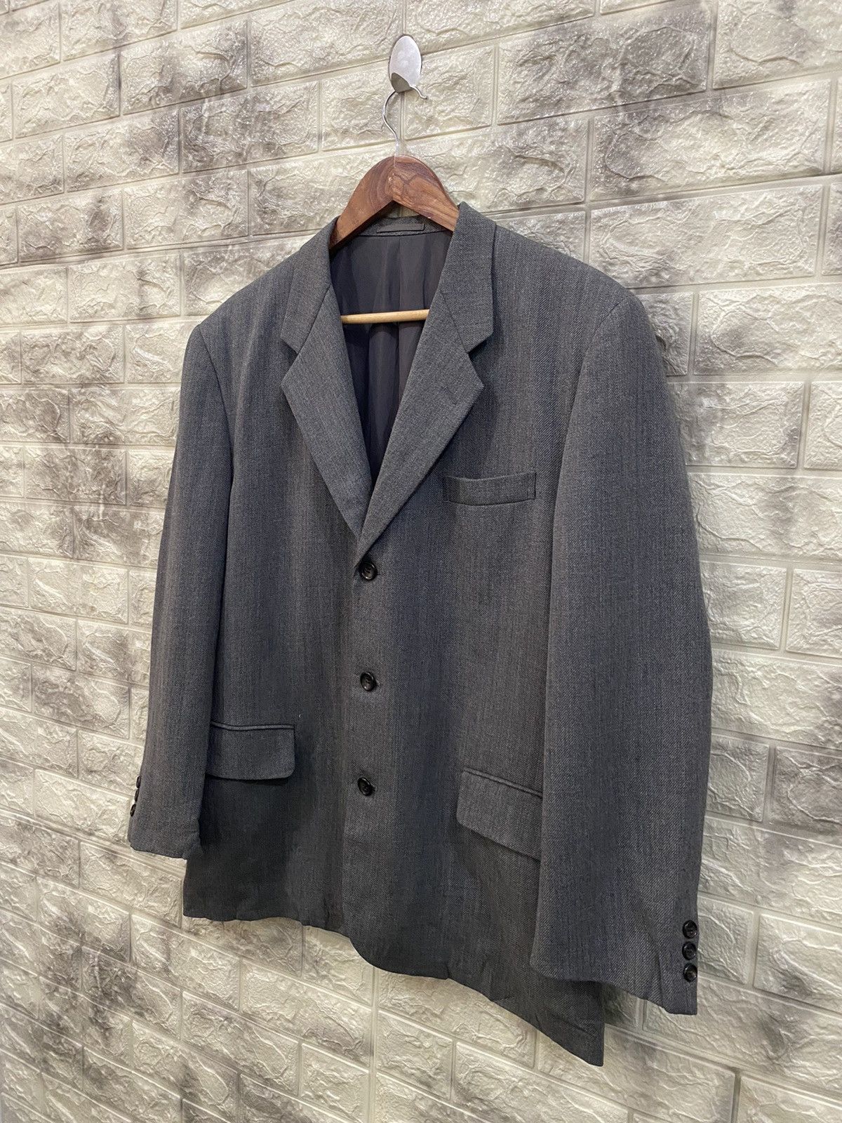 Comme des Garcons Homme Plus 🔥Vintage 1993 Comme des Garçons Homme Wool Jacket Size US M / EU 48-50 / 2 - 2 Thumbnail