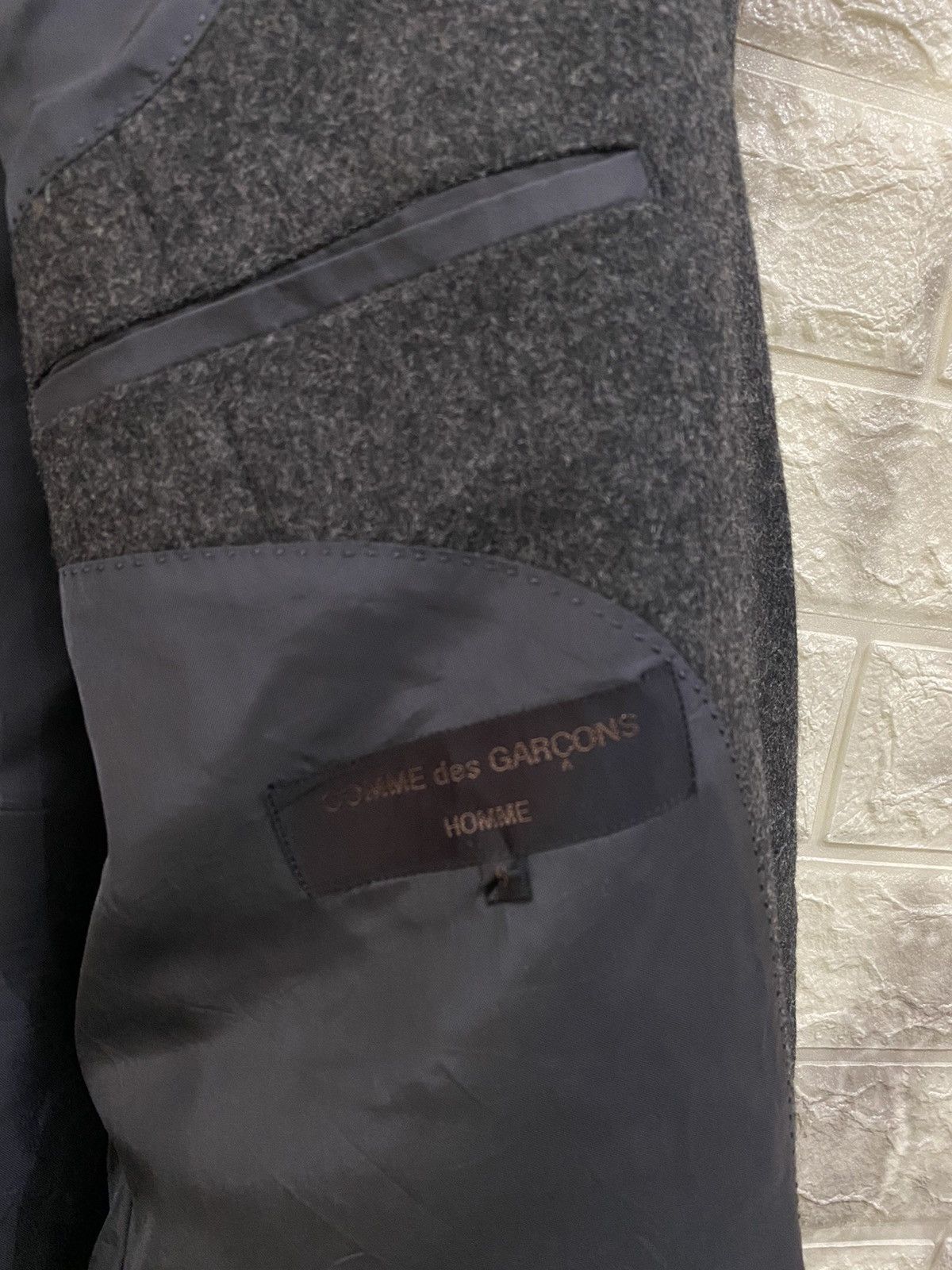 Comme des Garcons Homme Plus 🔥Vintage 1988 Comme des Garçons Homme Wool Jacket Size US S / EU 44-46 / 1 - 8 Thumbnail