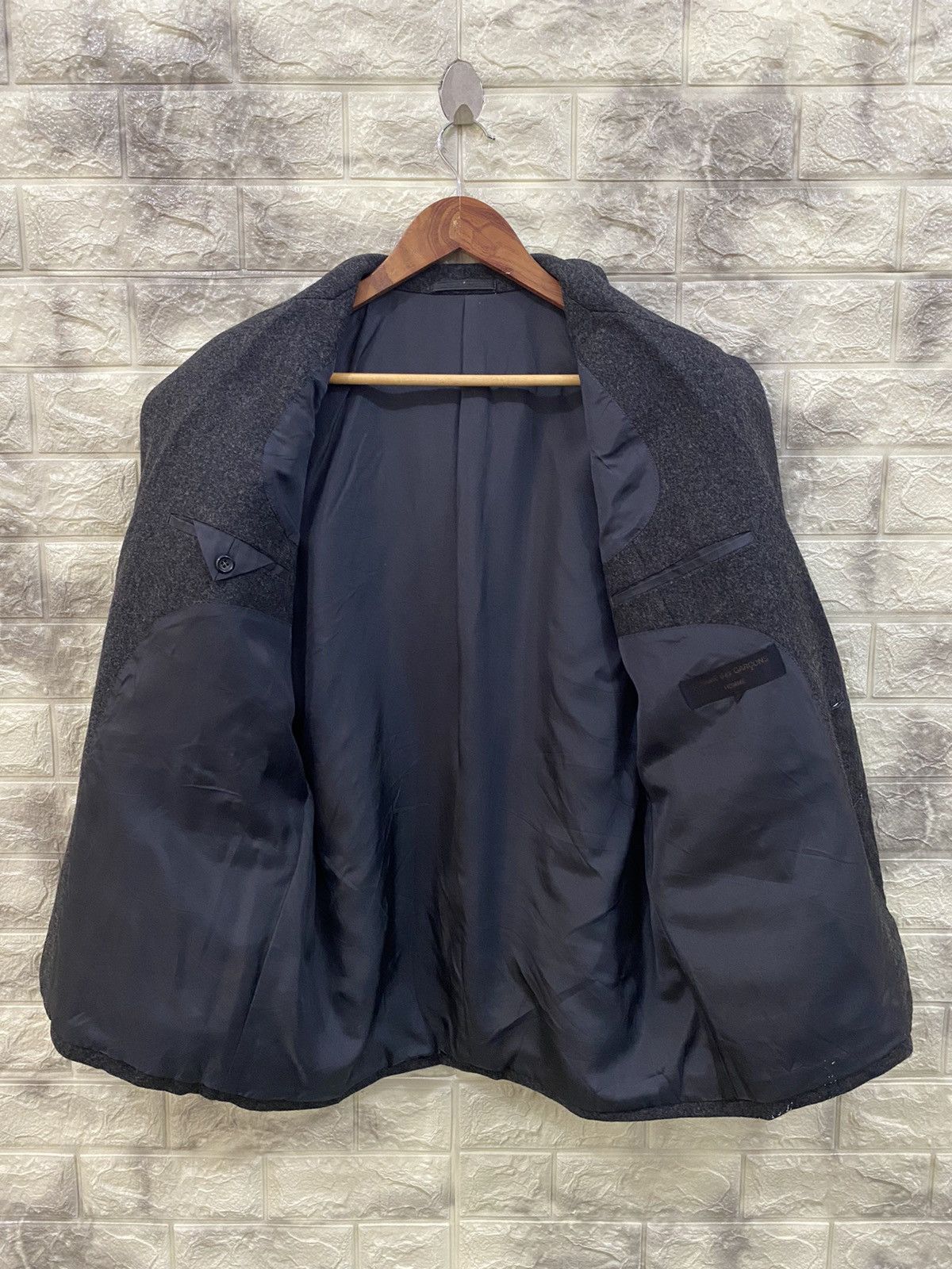 Comme des Garcons Homme Plus 🔥Vintage 1988 Comme des Garçons Homme Wool Jacket Size US S / EU 44-46 / 1 - 6 Thumbnail