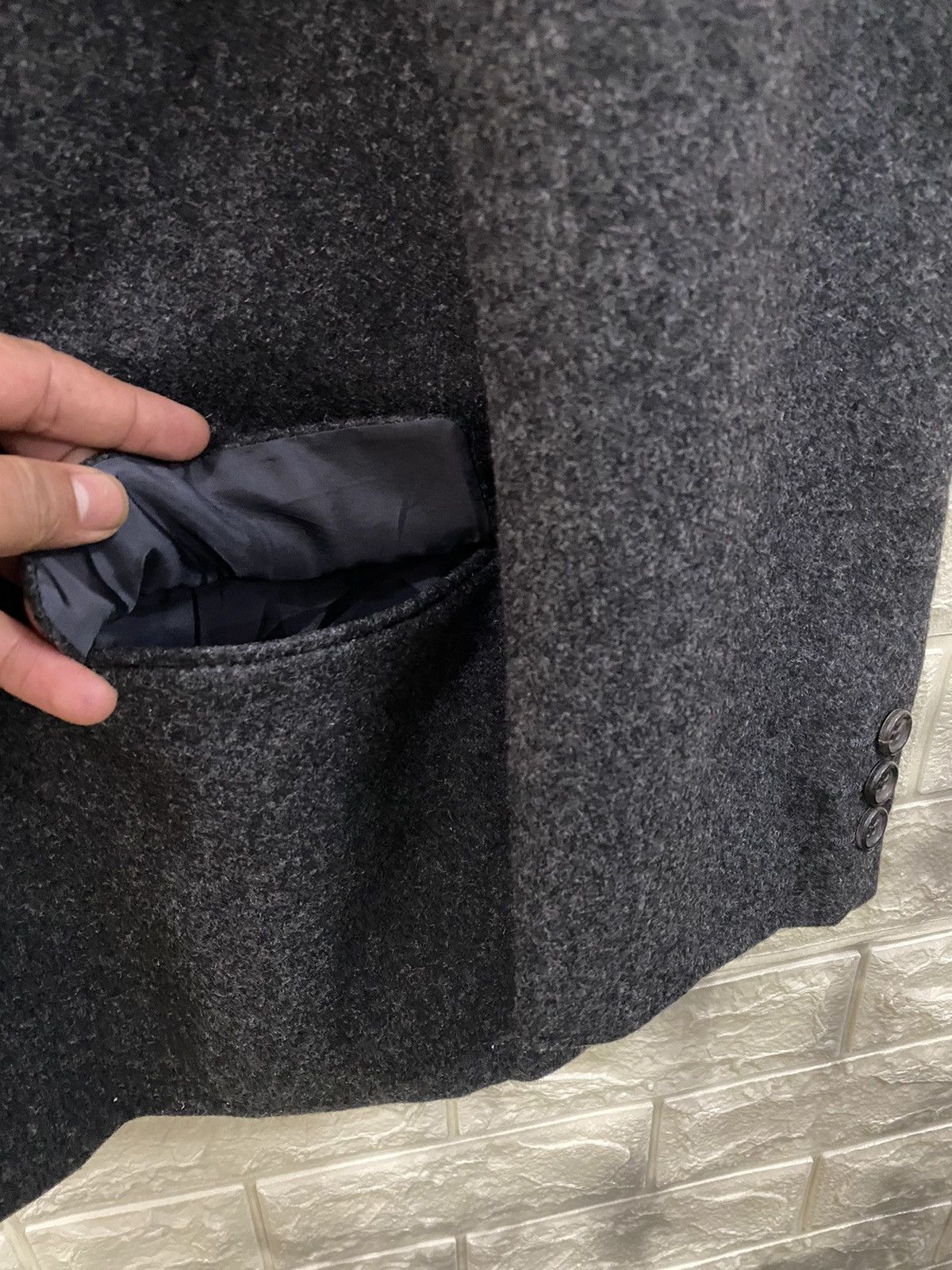 Comme des Garcons Homme Plus 🔥Vintage 1988 Comme des Garçons Homme Wool Jacket Size US S / EU 44-46 / 1 - 7 Thumbnail