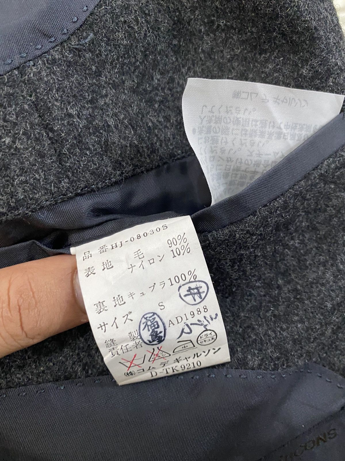 Comme des Garcons Homme Plus 🔥Vintage 1988 Comme des Garçons Homme Wool Jacket Size US S / EU 44-46 / 1 - 9 Thumbnail