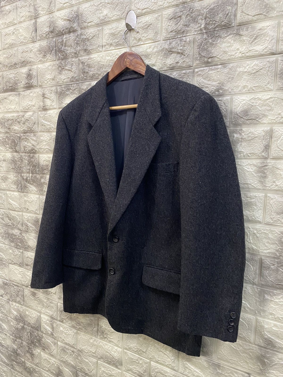 Comme des Garcons Homme Plus 🔥Vintage 1988 Comme des Garçons Homme Wool Jacket Size US S / EU 44-46 / 1 - 2 Thumbnail