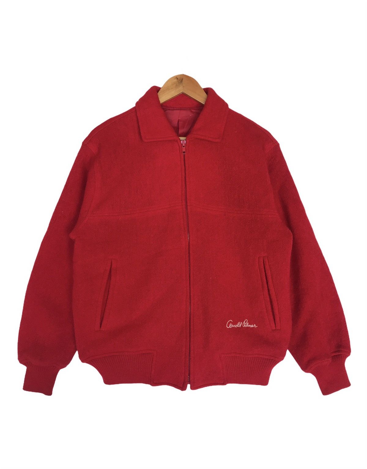 Japanese Brand Vintage Arnold Palmer Varsity Jacket Wool Size US M / EU 48-50 / 2 - 2 Thumbnail