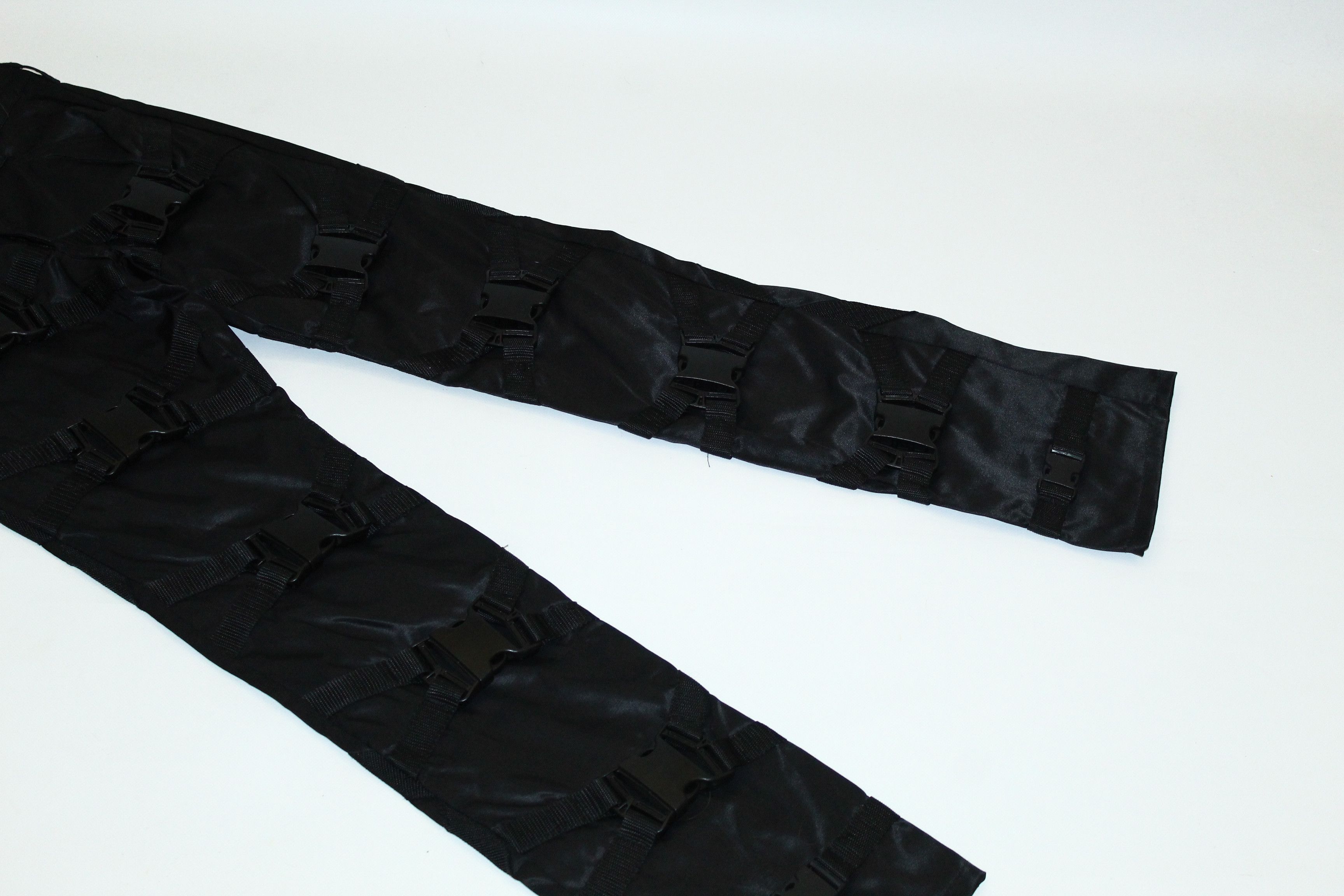 Seditionaries Crazy💥 Y2K SEKTOR1 steampunk gothic bondage satin pants Size US 32 / EU 48 - 6 Thumbnail