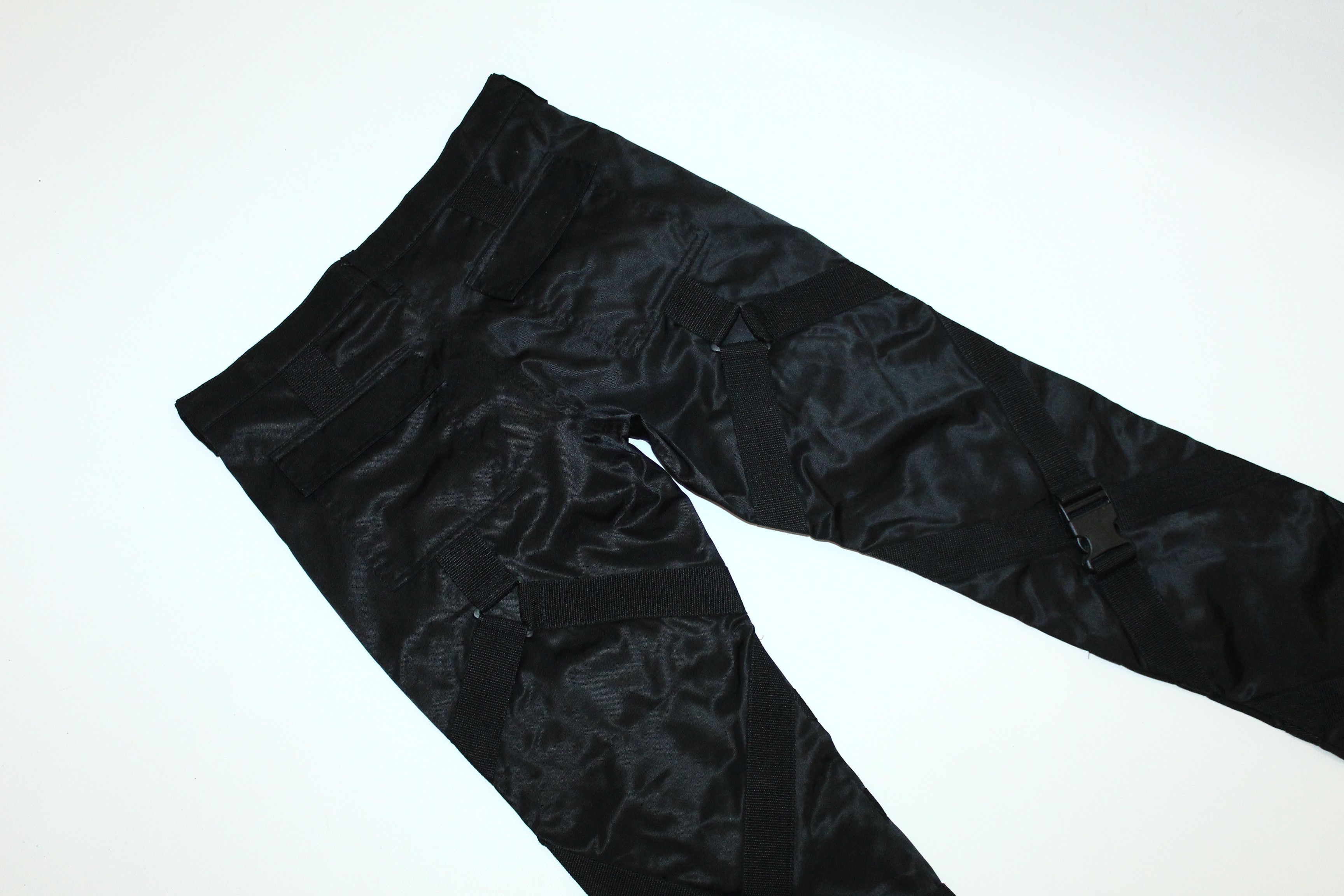 Seditionaries Crazy💥 Y2K SEKTOR1 steampunk gothic bondage satin pants Size US 32 / EU 48 - 5 Thumbnail