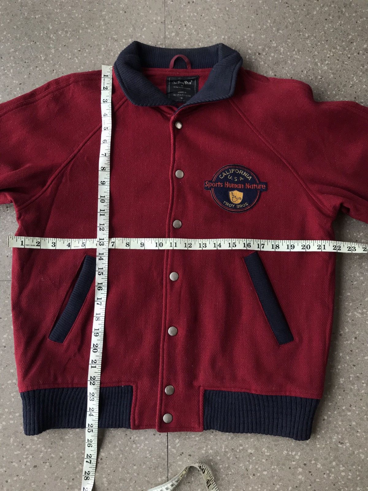Japanese Brand Vintage Troy Bros California Letterman Wool Varsity Jacket Size US M / EU 48-50 / 2 - 3 Thumbnail