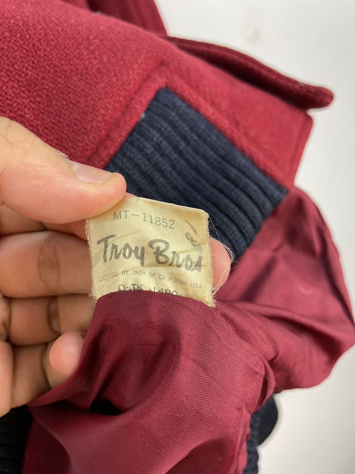 Japanese Brand Vintage Troy Bros California Letterman Wool Varsity Jacket Size US M / EU 48-50 / 2 - 8 Thumbnail