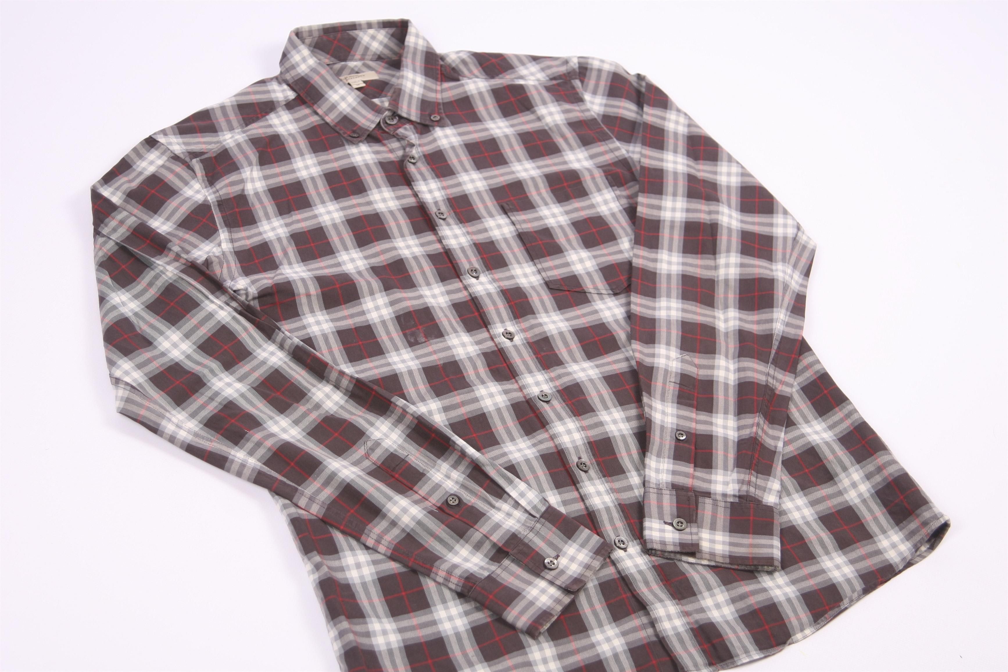 Burberry 🔥VTG🔥 Burberry London Casual Nova Check Shirt in Brown Size US M / EU 48-50 / 2 - 3 Thumbnail