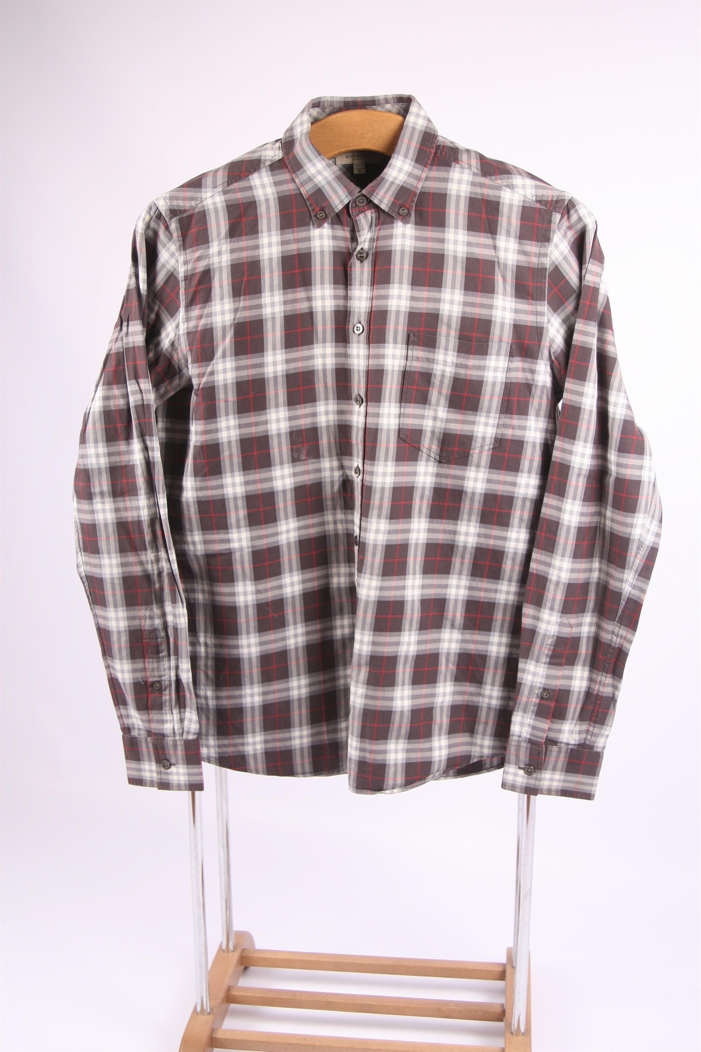 Burberry 🔥VTG🔥 Burberry London Casual Nova Check Shirt in Brown Size US M / EU 48-50 / 2 - 6 Thumbnail
