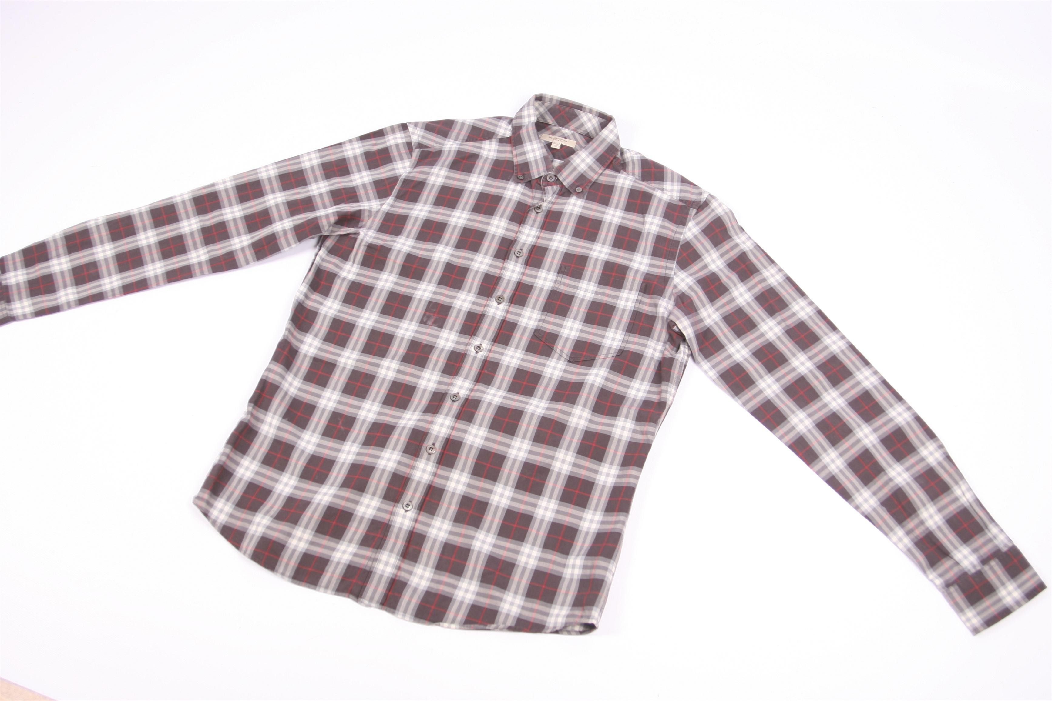 Burberry 🔥VTG🔥 Burberry London Casual Nova Check Shirt in Brown Size US M / EU 48-50 / 2 - 5 Thumbnail