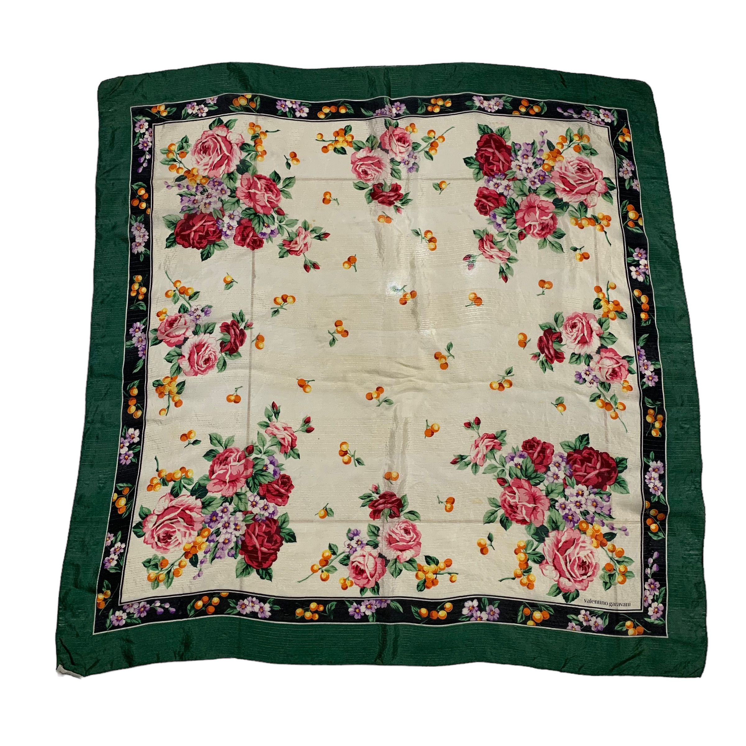 Valentino Valentino Garavani Silk Floral Scarf Size ONE SIZE - 1 Thumbnail