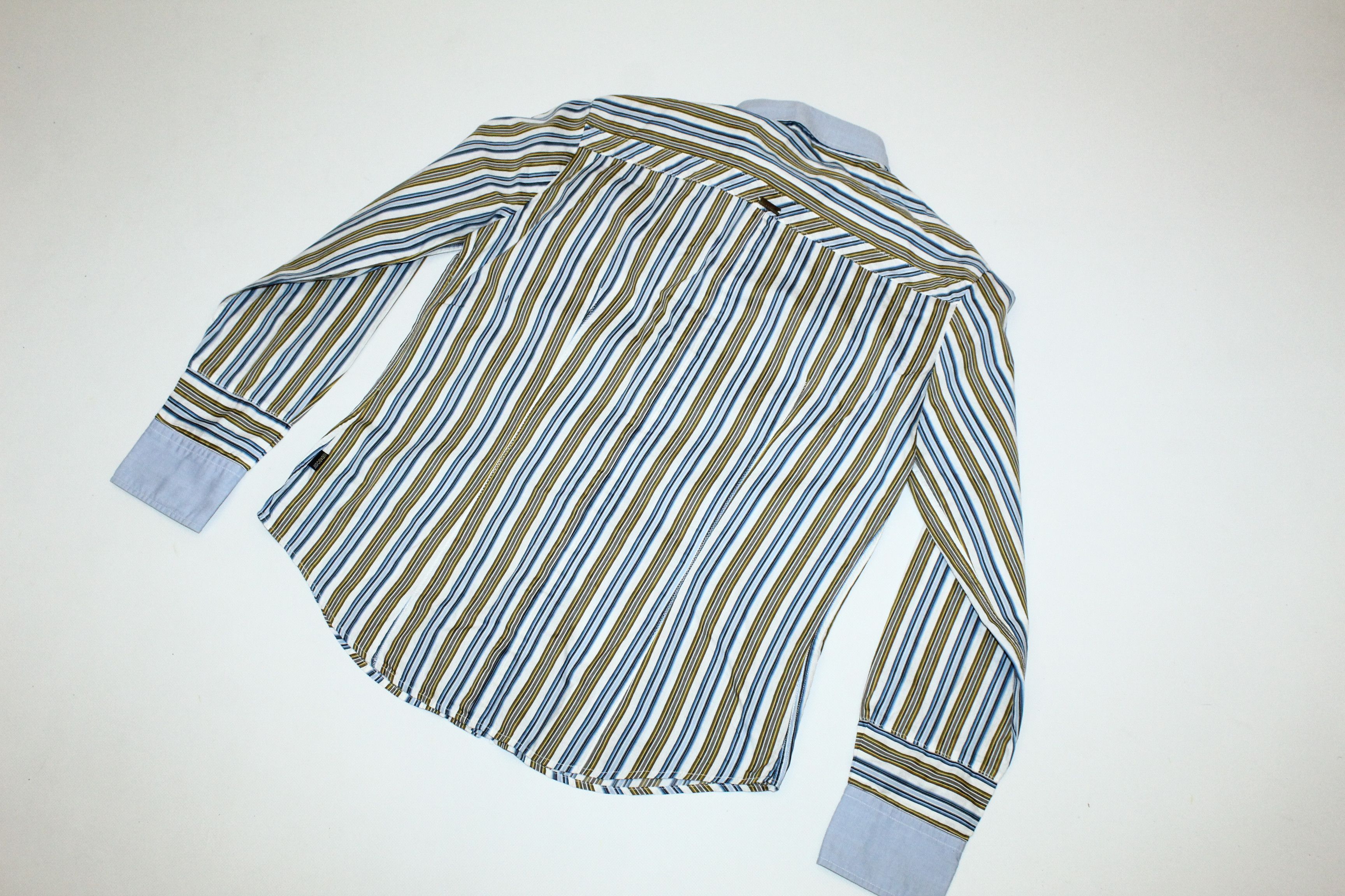 Just Cavalli 🔥 VTG 🔥 Just Cavalli Luxury Stripes Shirt Size US XL / EU 56 / 4 - 6 Thumbnail