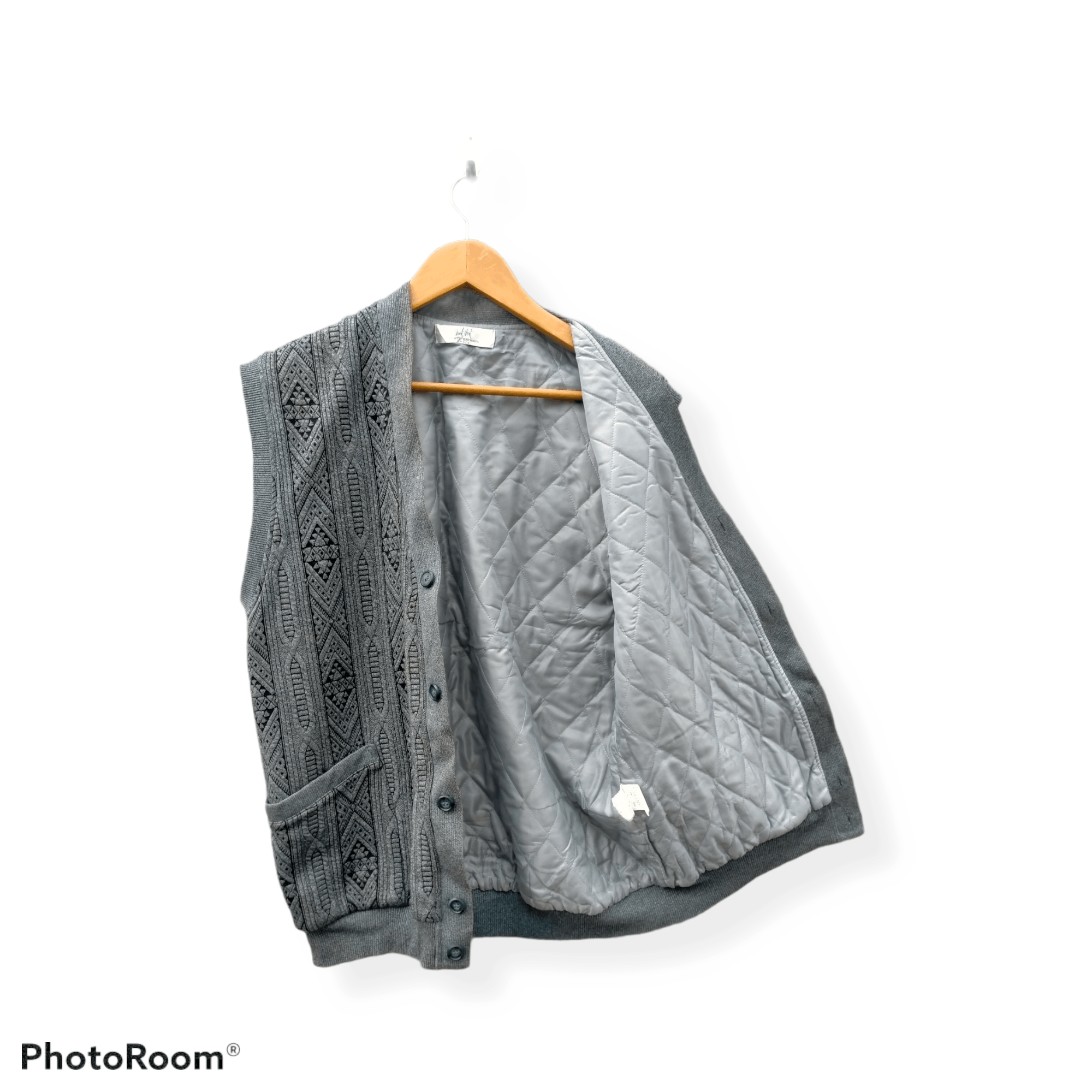 Pierre Balmain × Vintage Pierre Balmain Argyle Cardigan Vest Size US L / EU 52-54 / 3 - 5 Thumbnail