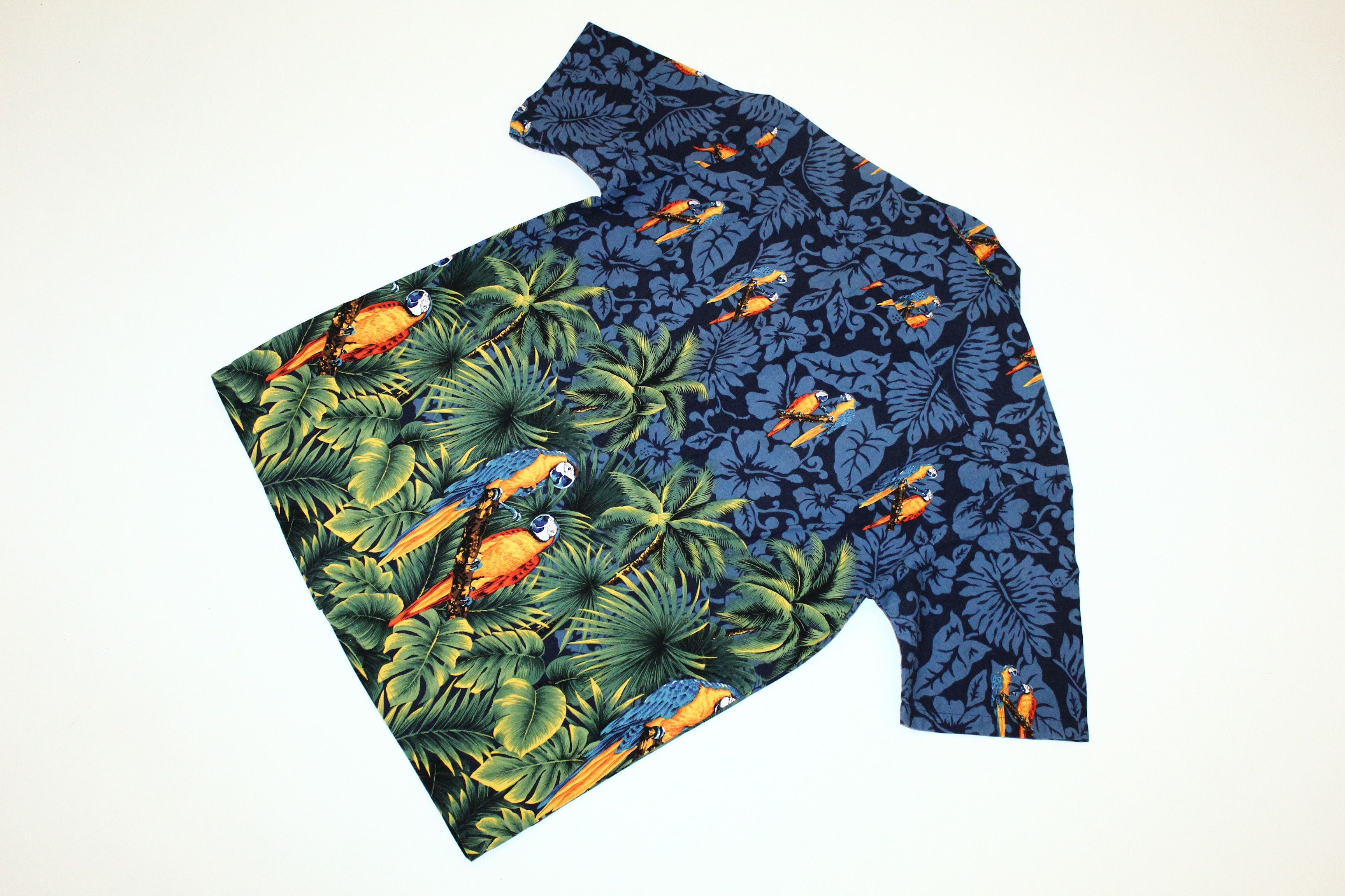 Pacific Legend Y2k🔥Pacific Legend Parrots Printed Hawaiian Shirt Size US M / EU 48-50 / 2 - 6 Thumbnail