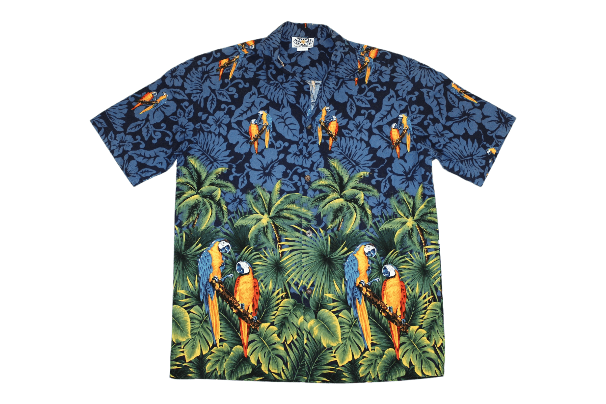 Pacific Legend Y2k🔥Pacific Legend Parrots Printed Hawaiian Shirt Size US M / EU 48-50 / 2 - 1 Thumbnail