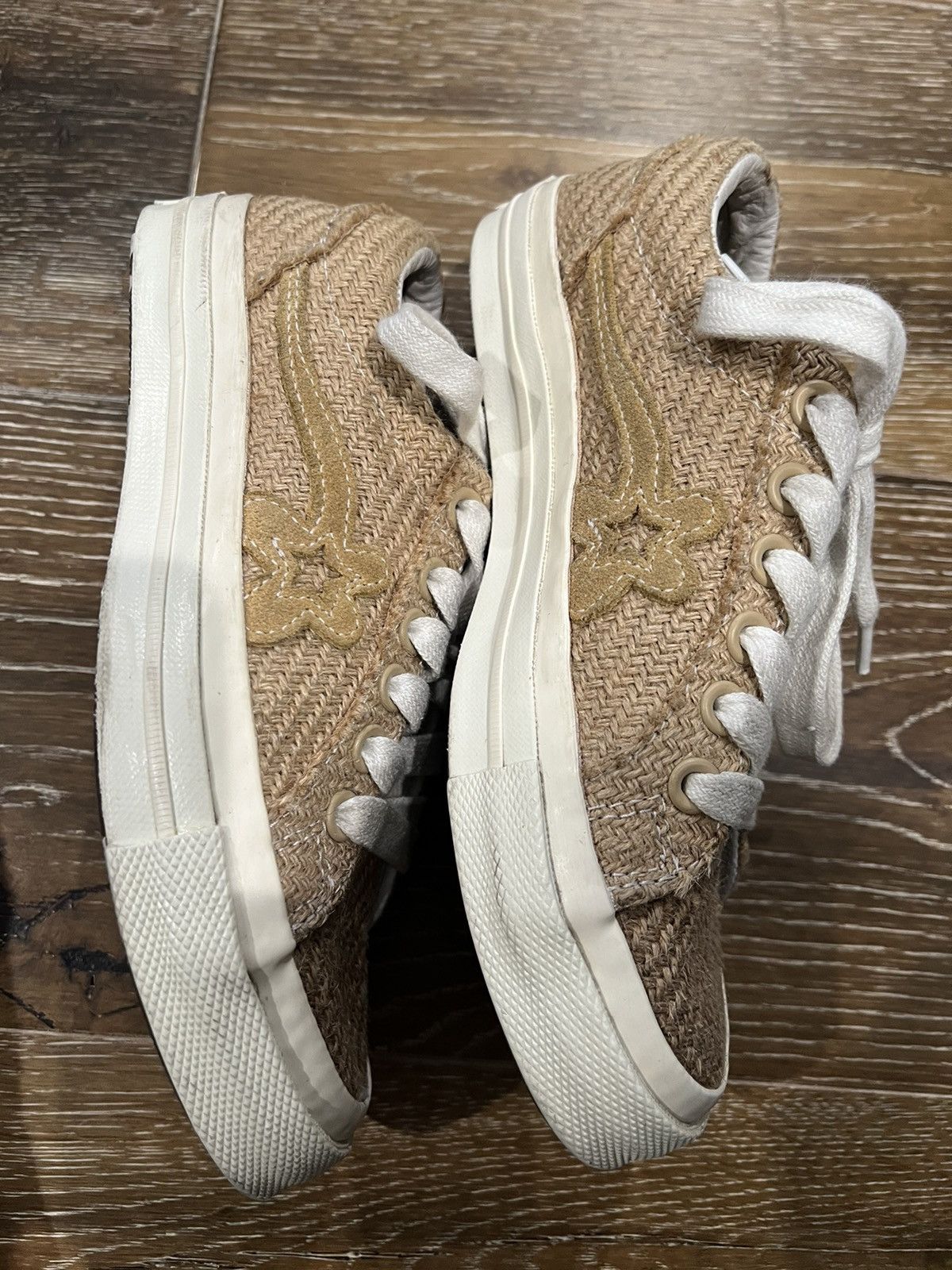 Converse Womens size 6/ mens size 4 Ox Golf Le Fleur Burlap Size US 6 / IT 36 - 4 Thumbnail