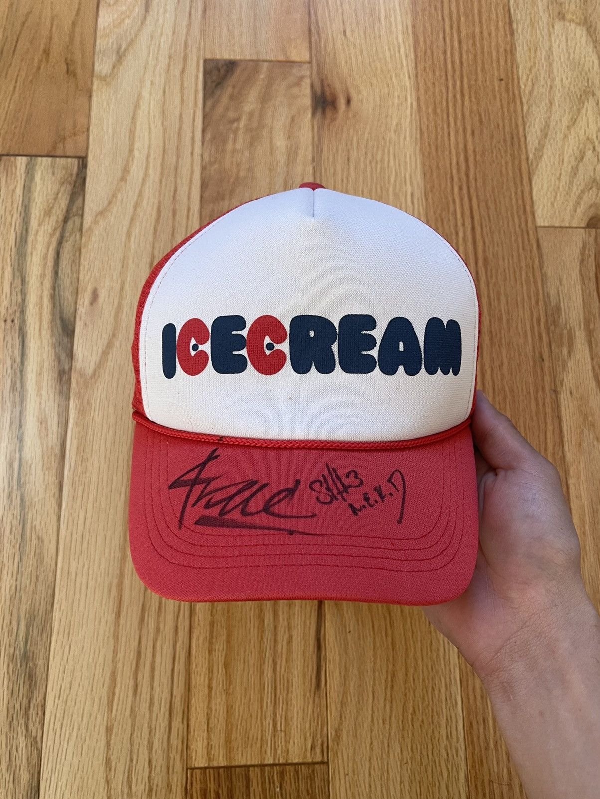 Billionaire Boys Club N.E.R.D. & Pharrell Williams Autographed BBC Icecream Hat Size ONE SIZE - 1 Thumbnail
