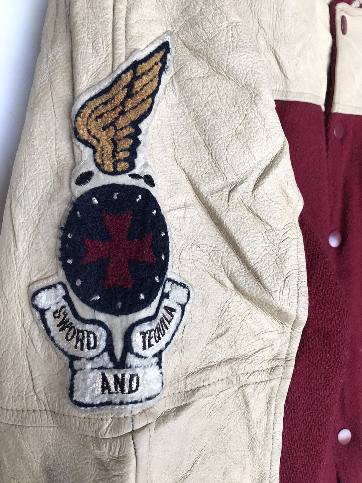 Japanese Brand Vintage 70s Dog House Jegmor Leather Varsity Jacket Leather Size US L / EU 52-54 / 3 - 5 Thumbnail