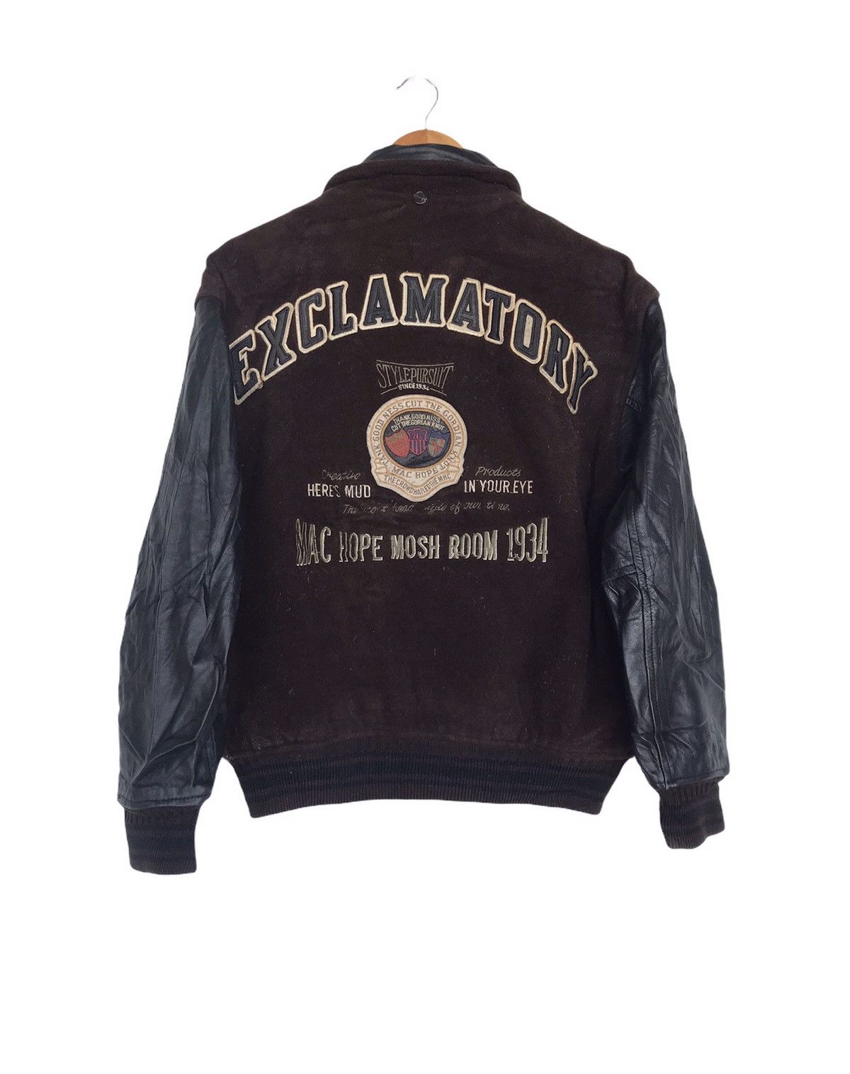 Vintage Vintage 1960s Machope Baseball Team Leather Varsity Jacket Size US M / EU 48-50 / 2 - 1 Thumbnail