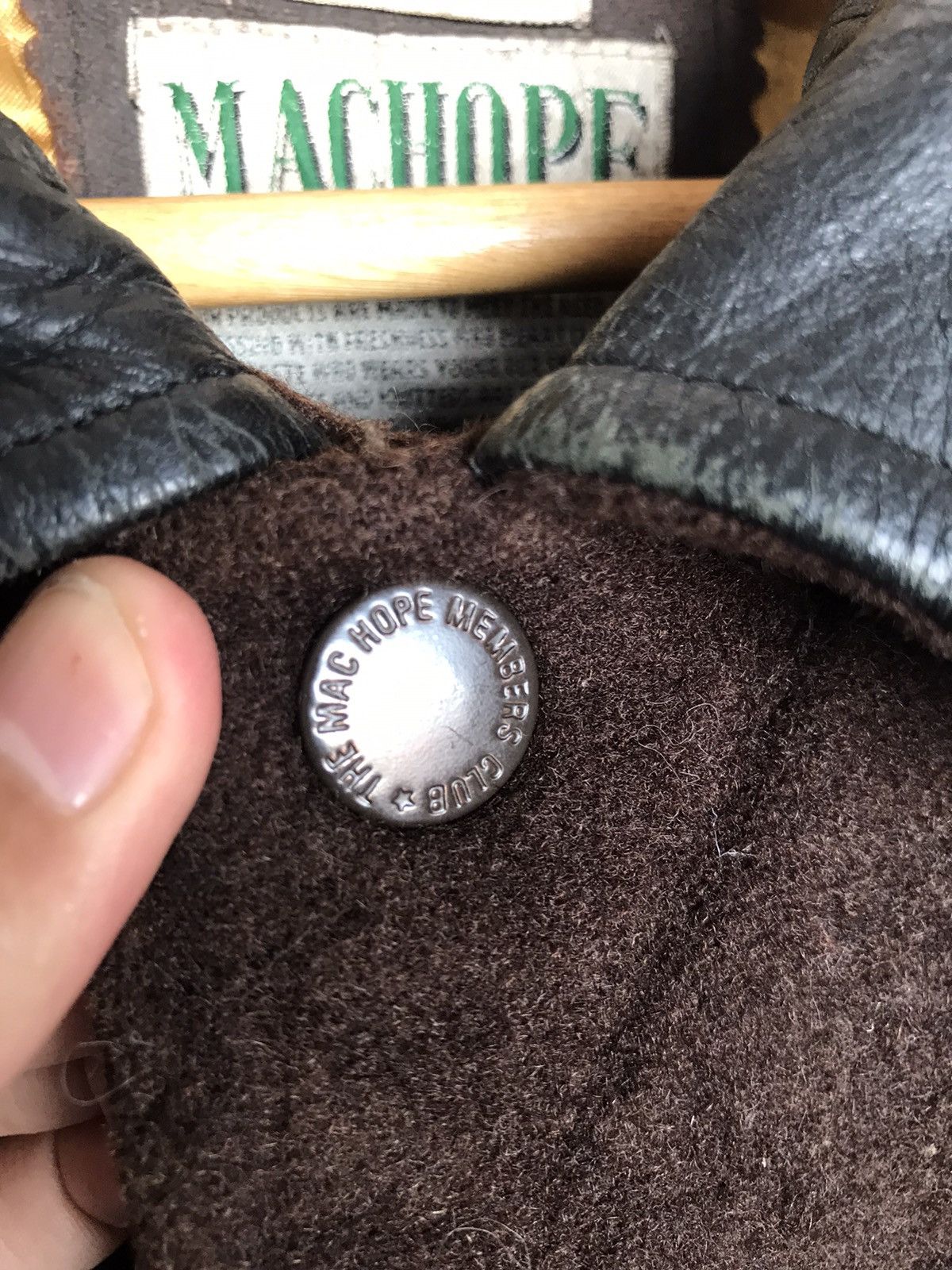 Vintage Vintage 1960s Machope Baseball Team Leather Varsity Jacket Size US M / EU 48-50 / 2 - 6 Thumbnail