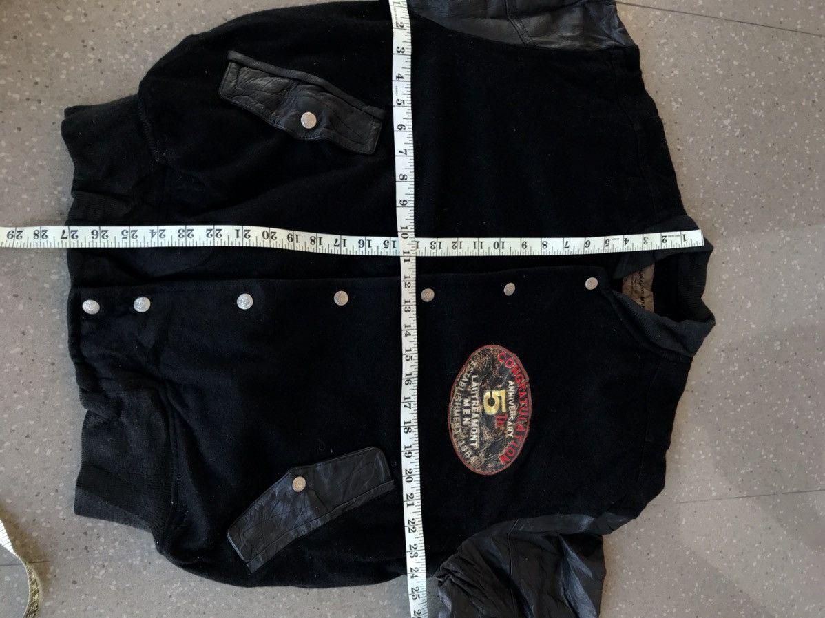 Japanese Brand Vintage 80s Lautreamont Men Varsity Leather Jacket Size US M / EU 48-50 / 2 - 10 Thumbnail