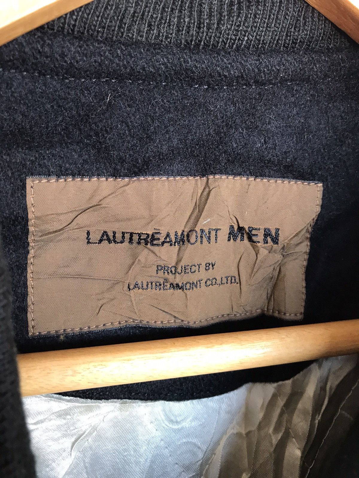 Japanese Brand Vintage 80s Lautreamont Men Varsity Leather Jacket Size US M / EU 48-50 / 2 - 8 Thumbnail