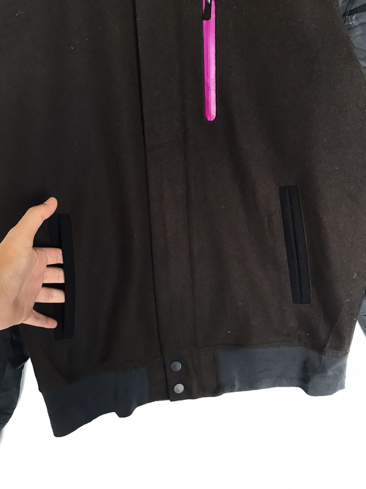 Nike steals🔥 Vintage Nike Varsity Jacket Wool Dark Brown Size US M / EU 48-50 / 2 - 10 Thumbnail