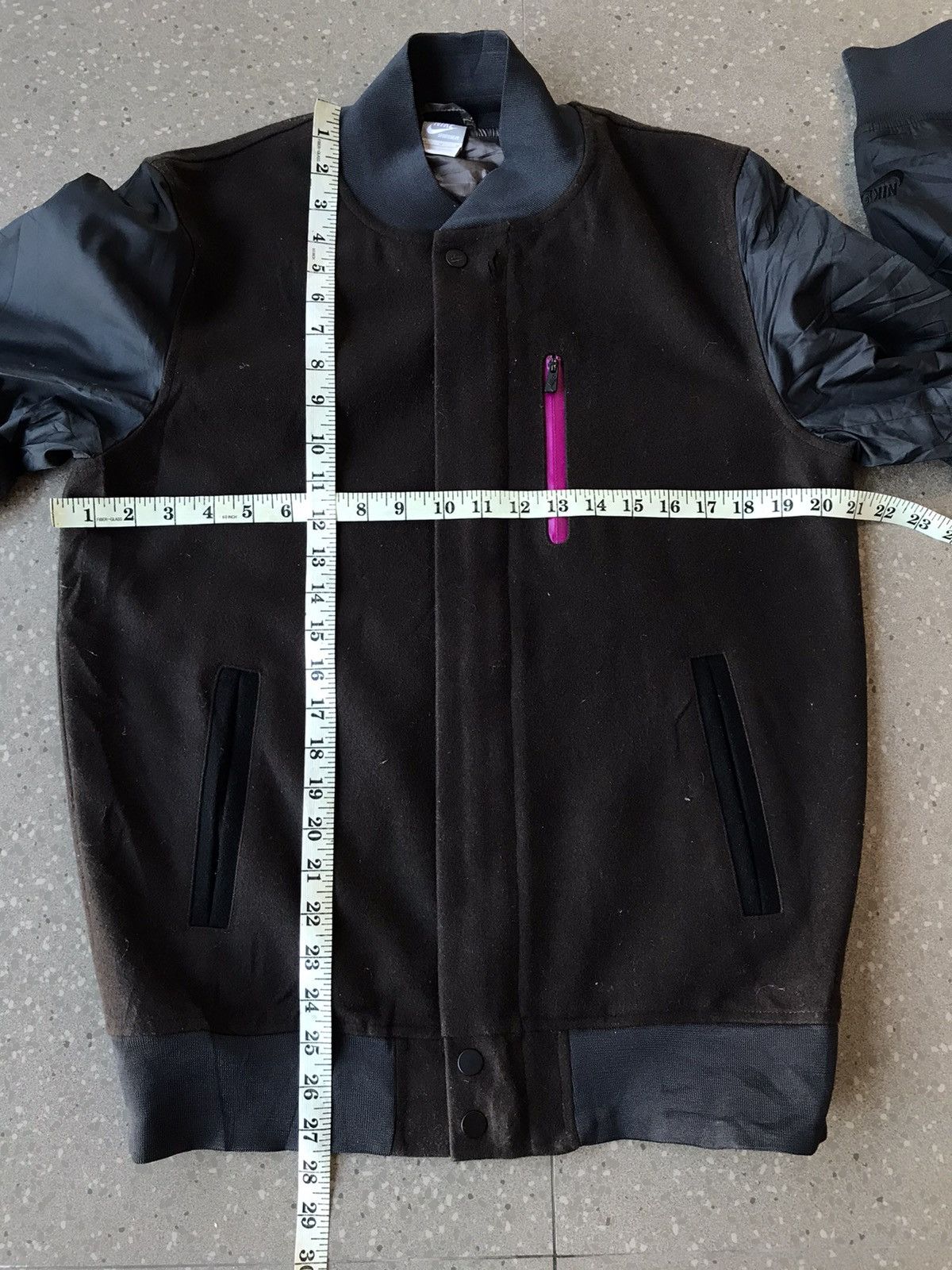 Nike steals🔥 Vintage Nike Varsity Jacket Wool Dark Brown Size US M / EU 48-50 / 2 - 14 Thumbnail