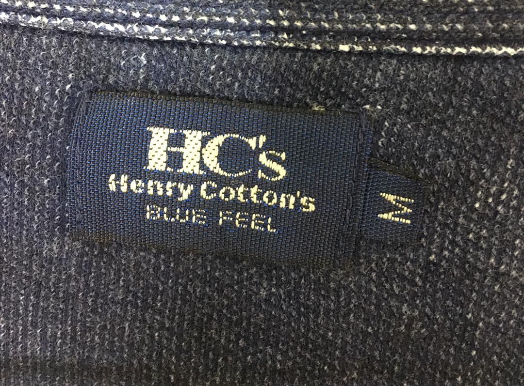Henry Cotton's × Indigo × Japanese Brand Henry Cotton's Button Up Shirt Size US M / EU 48-50 / 2 - 5 Thumbnail
