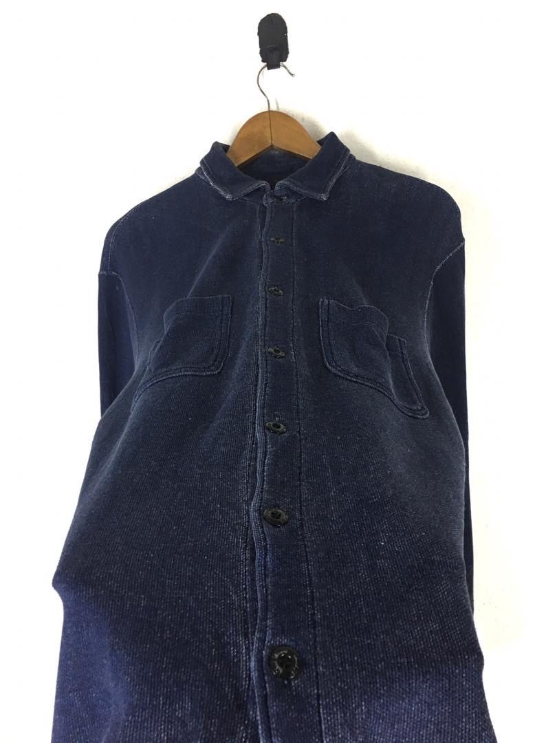 Henry Cotton's × Indigo × Japanese Brand Henry Cotton's Button Up Shirt Size US M / EU 48-50 / 2 - 3 Thumbnail