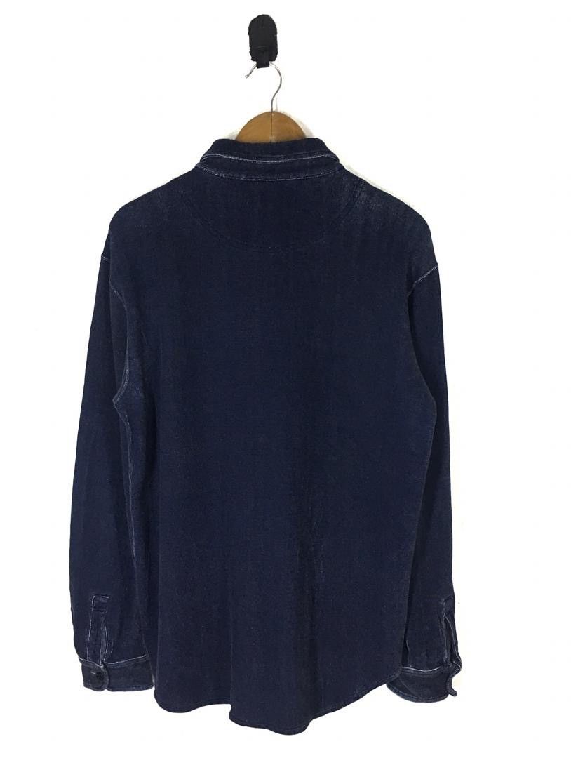 Henry Cotton's × Indigo × Japanese Brand Henry Cotton's Button Up Shirt Size US M / EU 48-50 / 2 - 2 Thumbnail