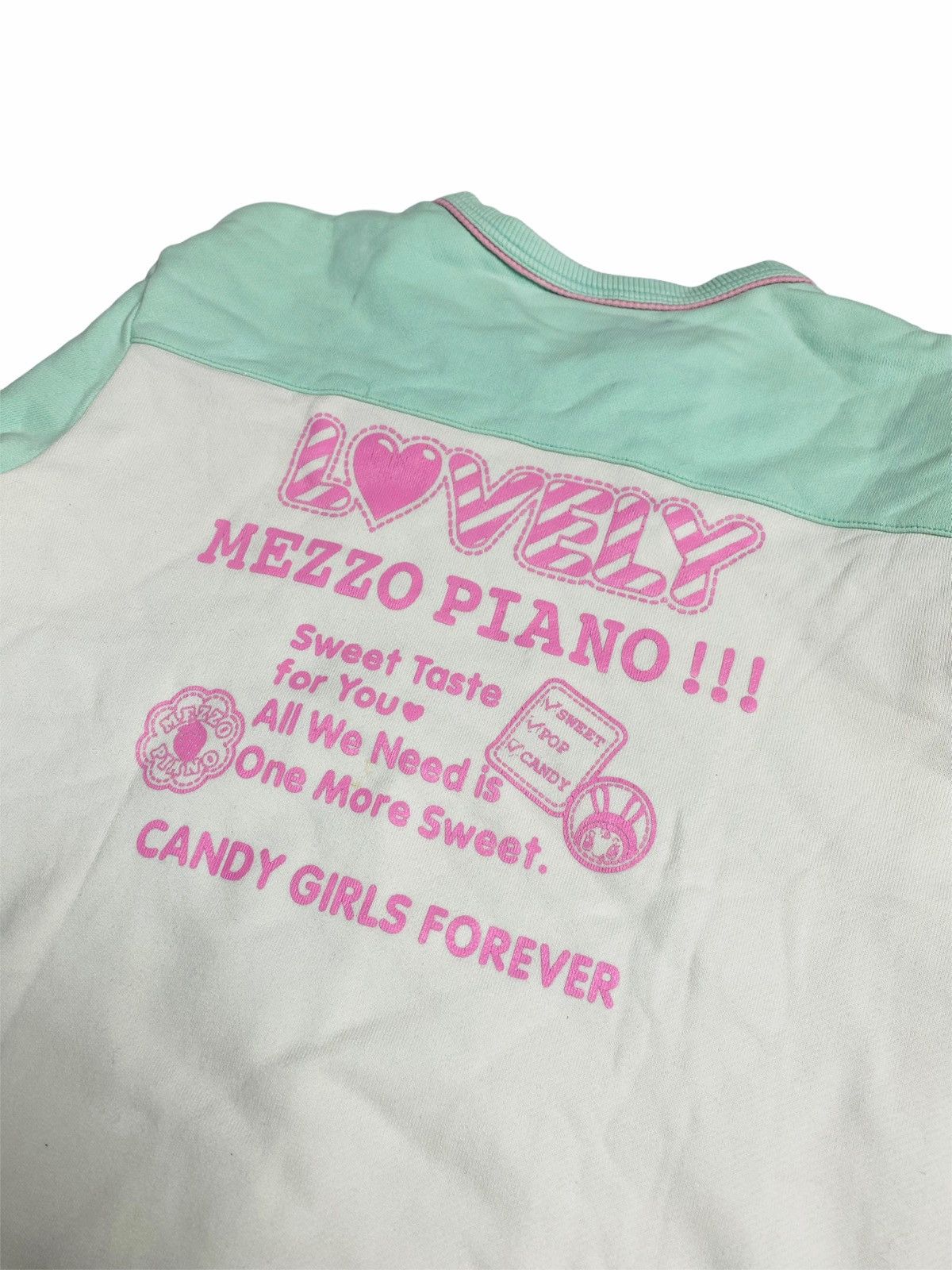 Hysteric Glamour × Japanese Brand ☠️NEEDGONE☠️1990s Mezzo Piano - Sweet Candy Mint Sweatshirt Size US M / EU 48-50 / 2 - 2 Thumbnail