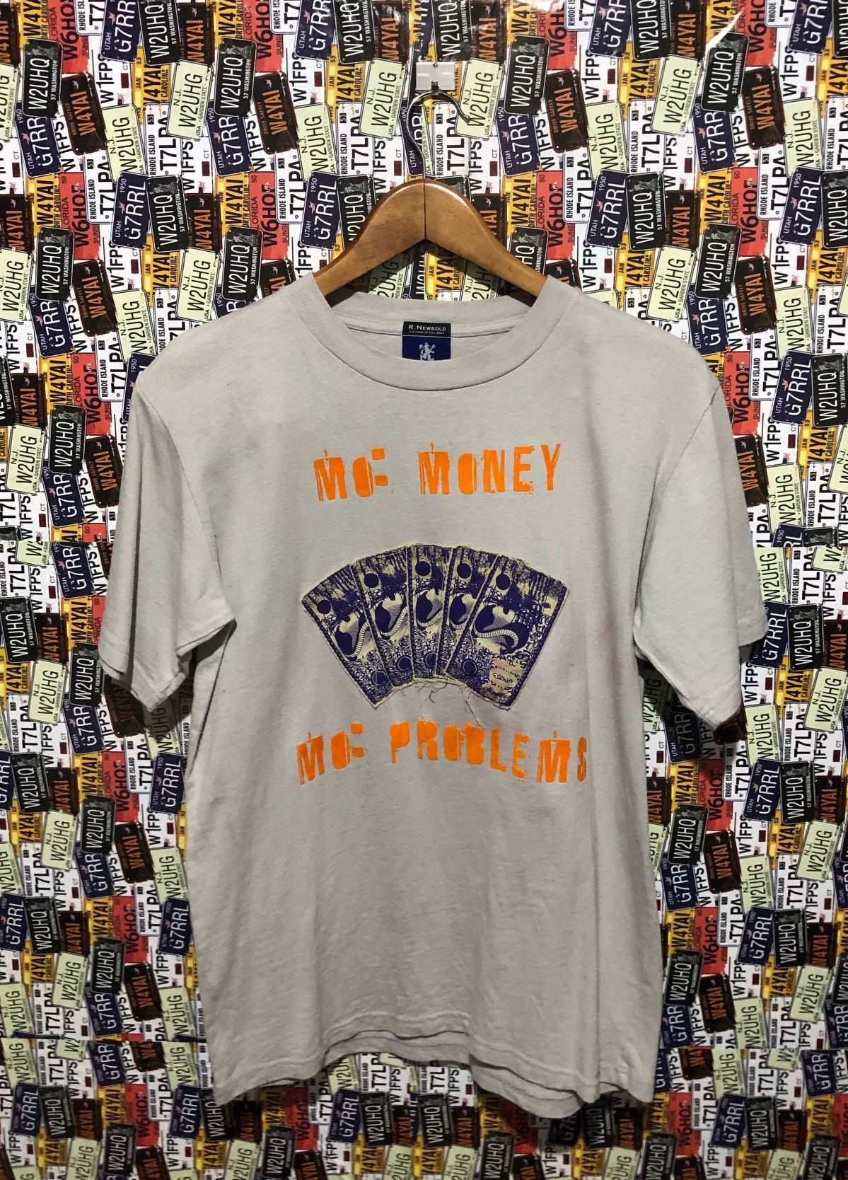 image of R. Newbold A Division Of Paul Smith No Money No Problems in White, Men's (Size Small)