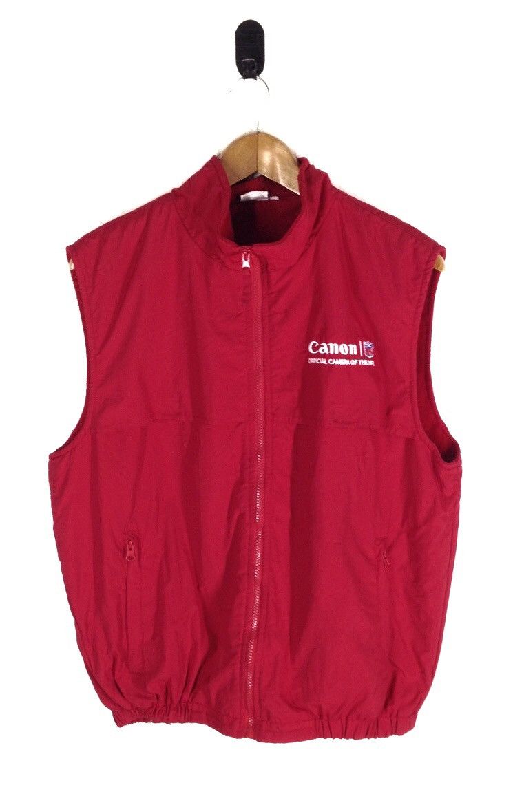 Canon × NFL × Vintage Vintage Canon Official Camera Of The NFL Vests Size 50R - 1 Thumbnail
