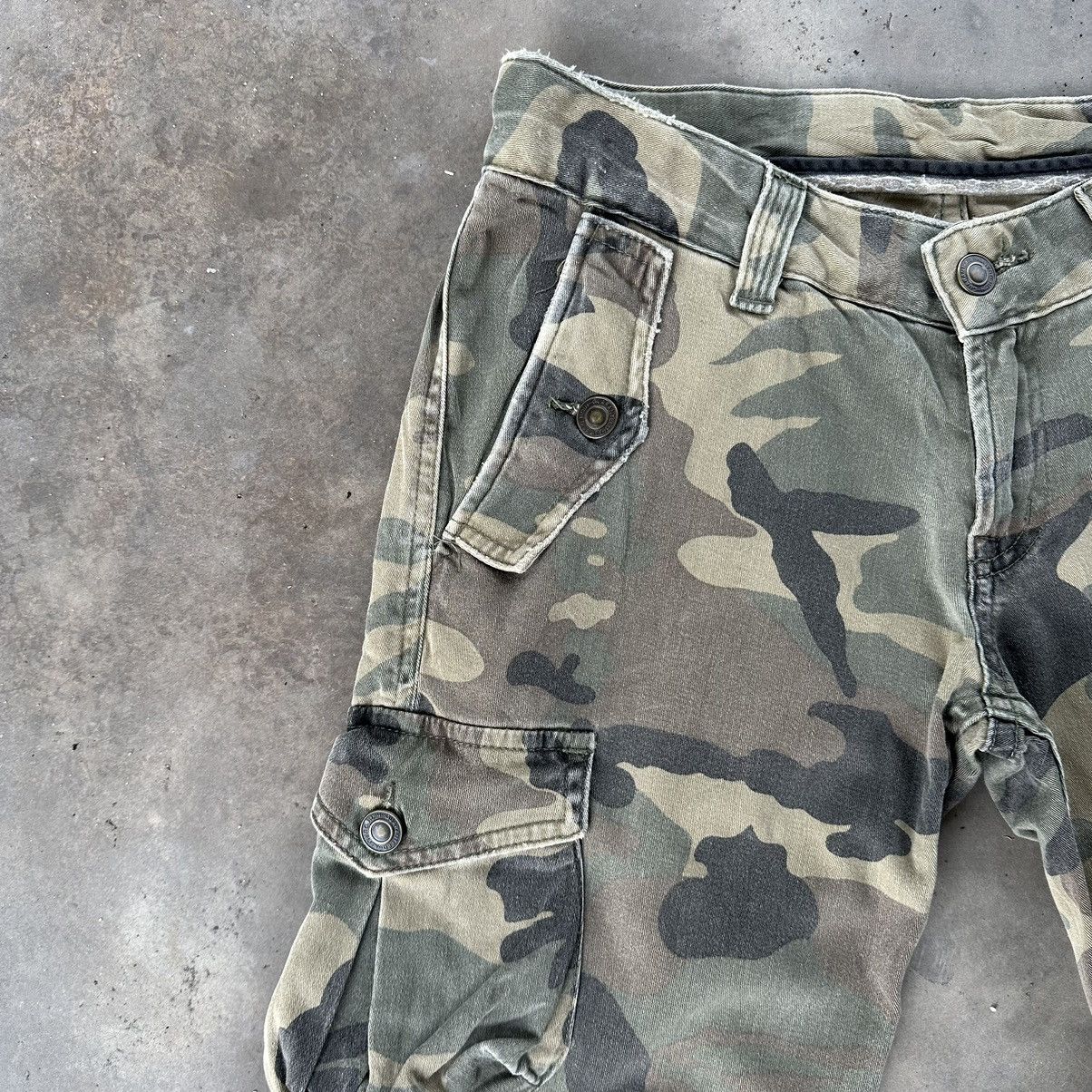Japanese Brand Vintage Japanese Japan Camo Faded Tactical Cargo Pants Size US 29 - 3 Thumbnail