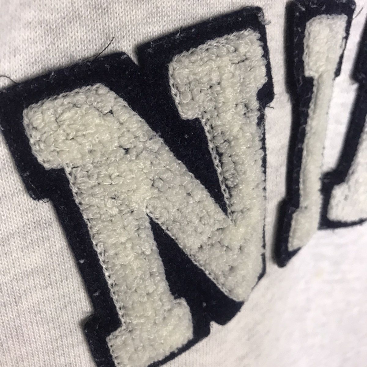 Nike × Vintage Vintage nike grey tag 90s big spellout sweatshirt Size US M / EU 48-50 / 2 - 3 Thumbnail